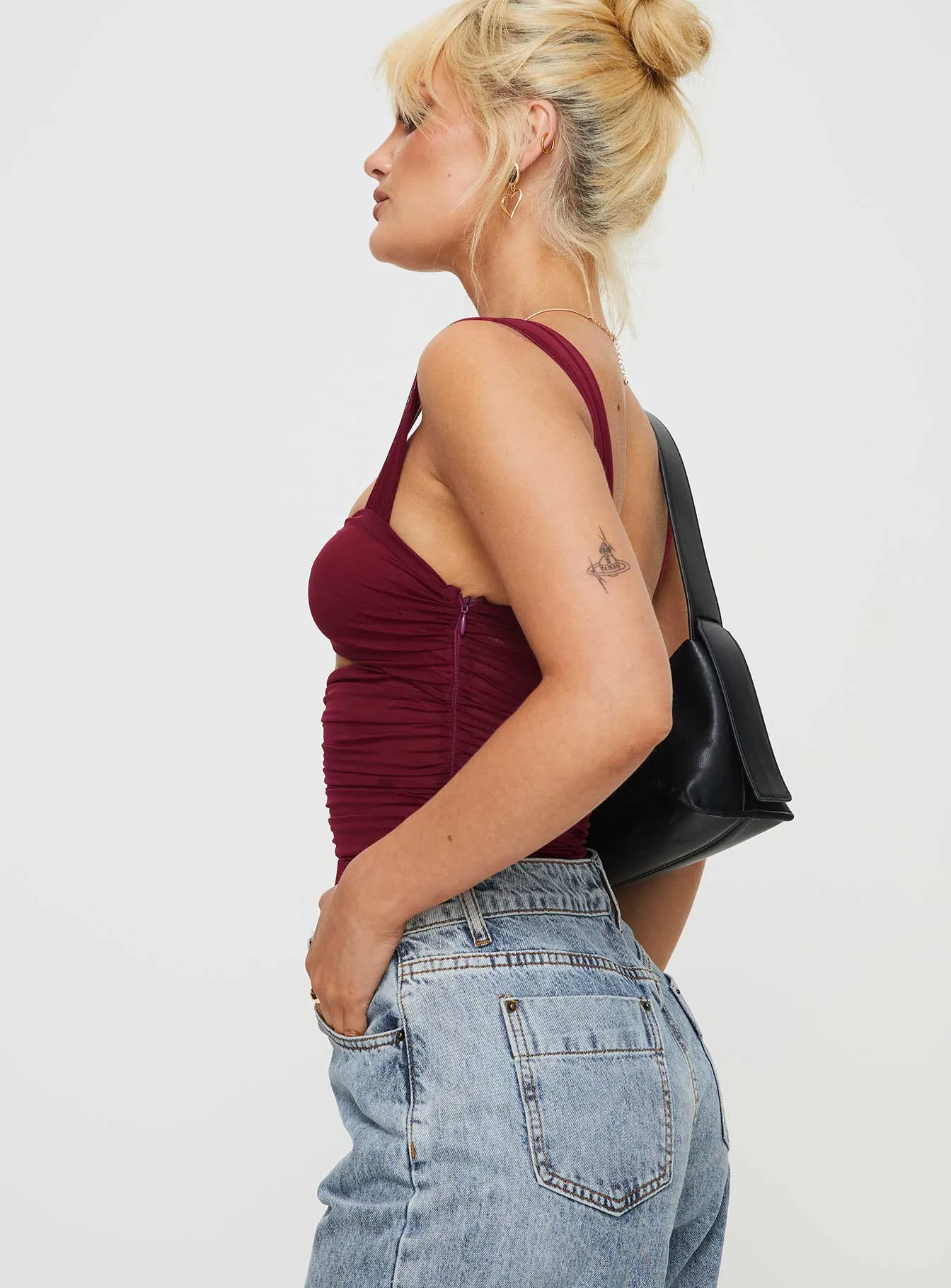 Relax Dance Kalmia Bodysuit Burgundy