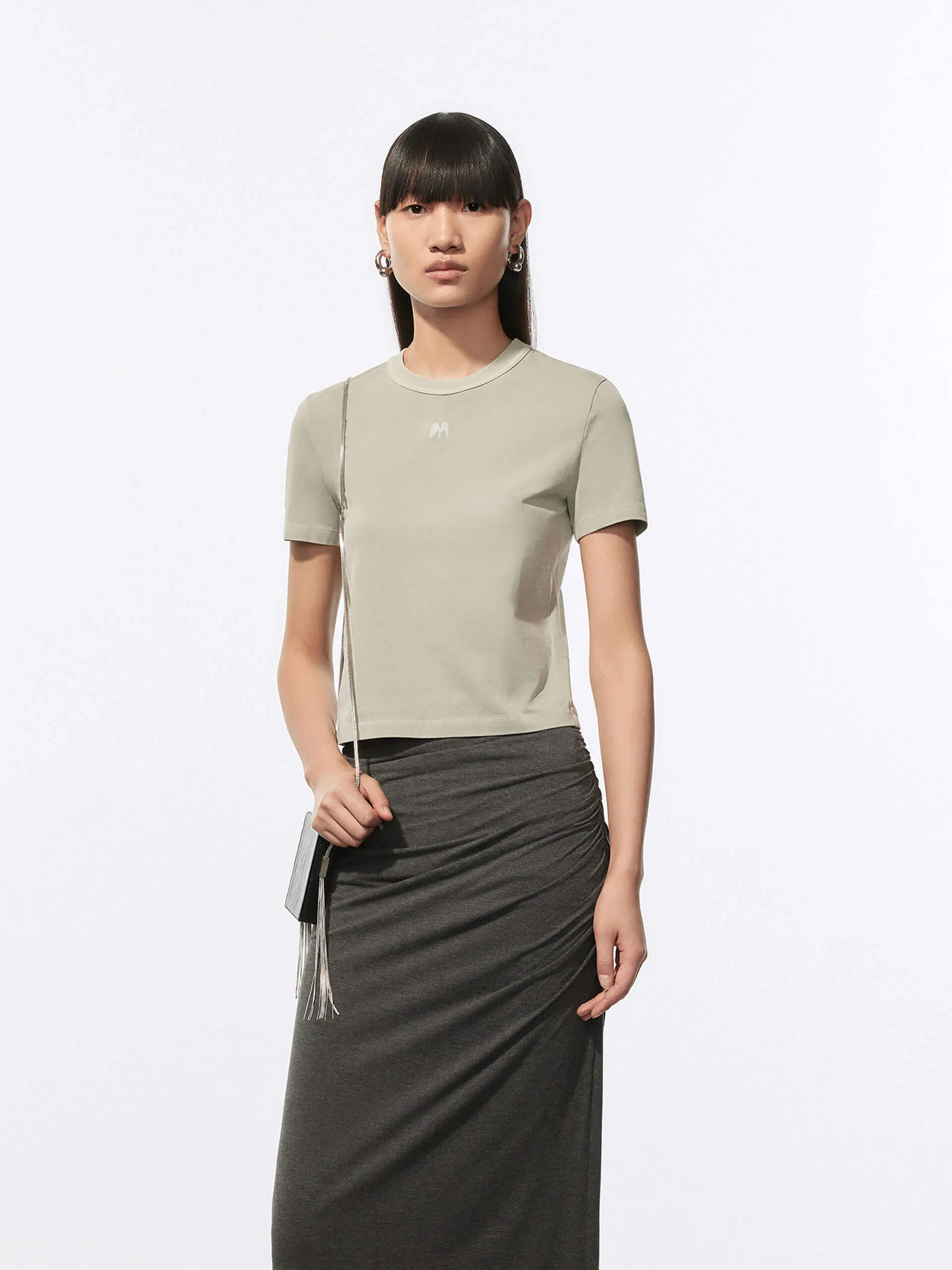Slim Fit Cotton T-shirt Festival wear Modern Wear
