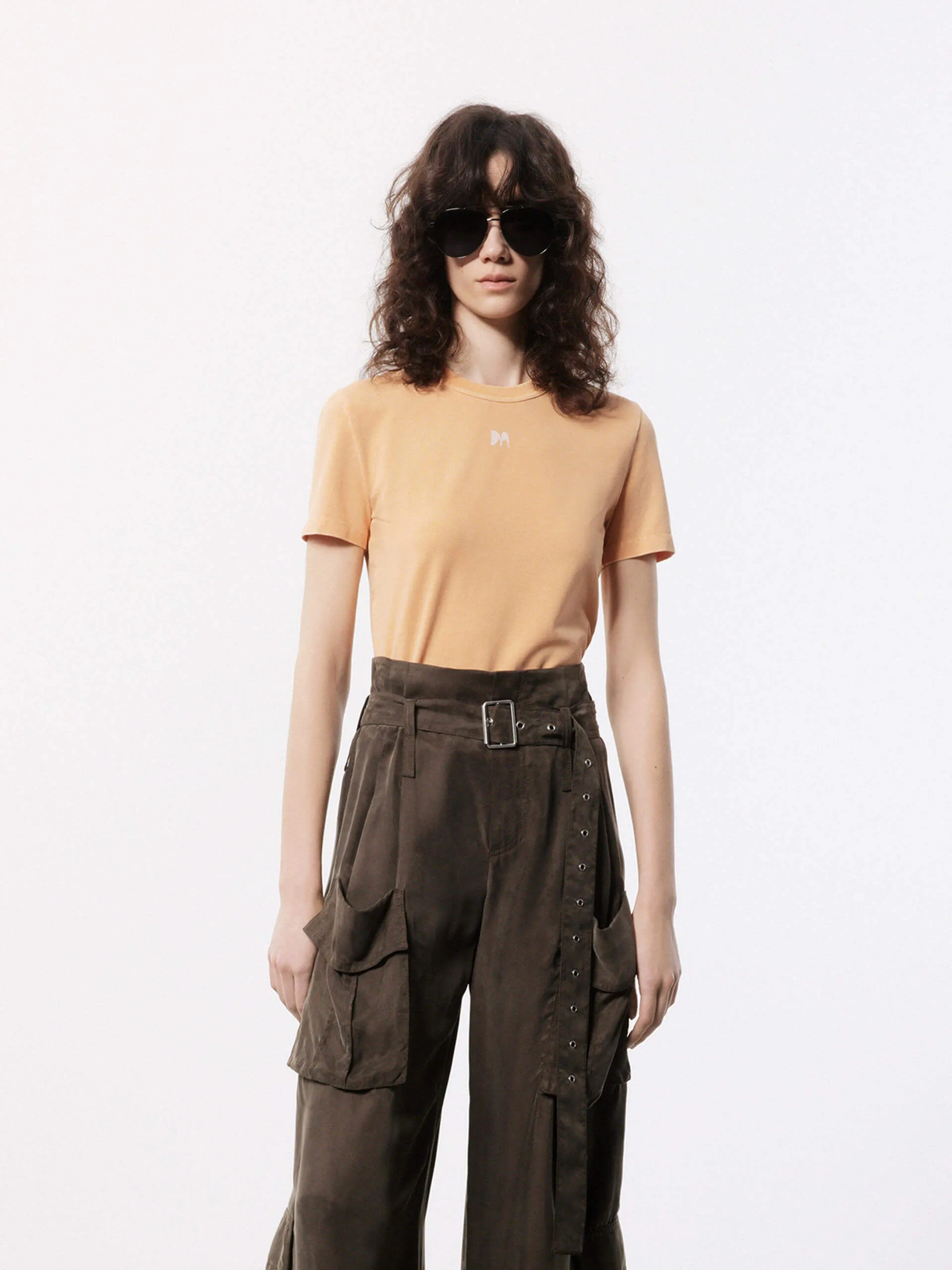 Stretch Knit Slim Fit Cotton T-shirt