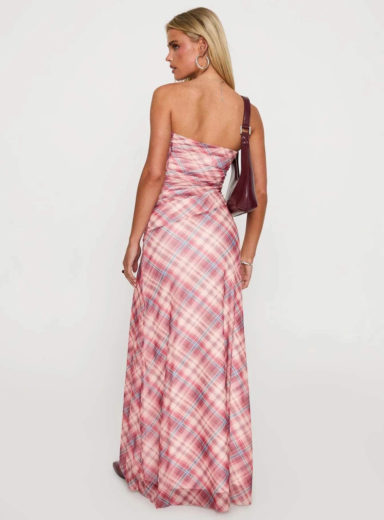 Tide Glow Print Glow Katara Strapless Maxi Dress Multi