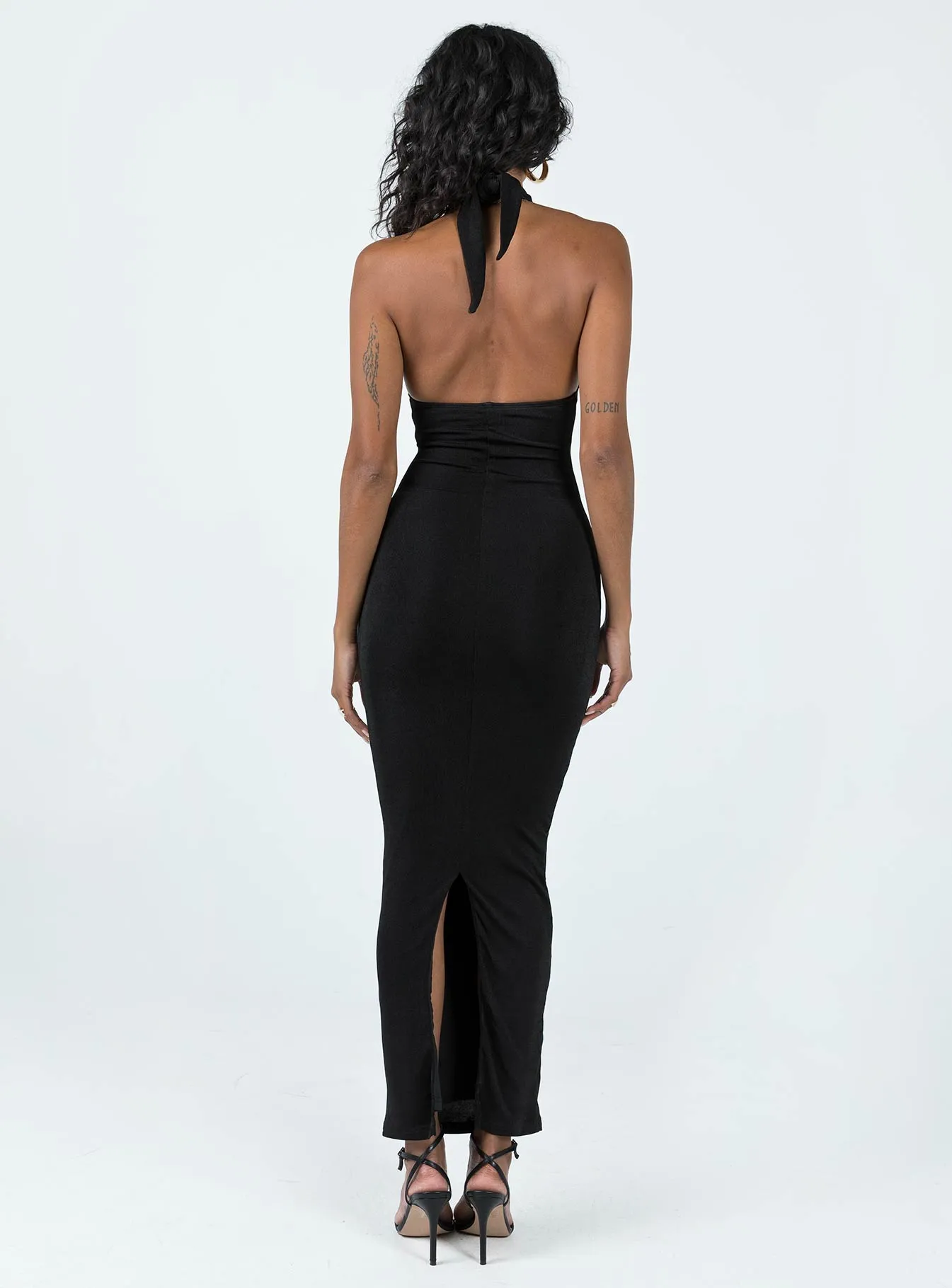 Tahni Maxi Dress Black Cherry Bloom