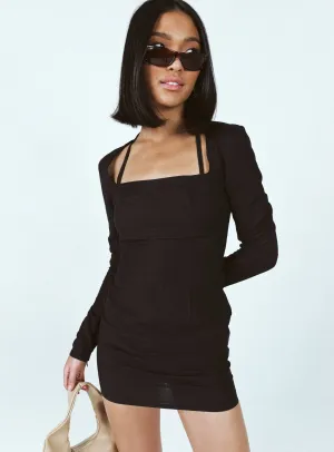 Edge Beat Hacienda Mini Dress Black