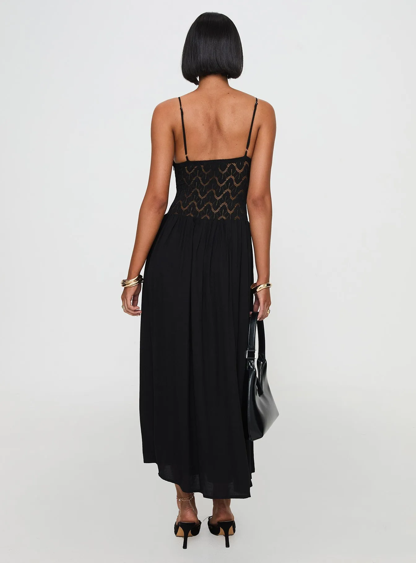 Speak Now Maxi Dress Black forest calm This dress works effortlessly for a variety of events providing both comfort and style