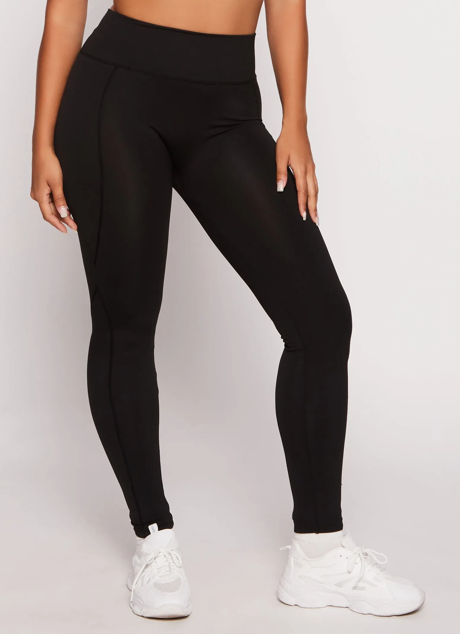 Flexible Stitching Tactile Comfort Decorative Stitch Seamless Leggings