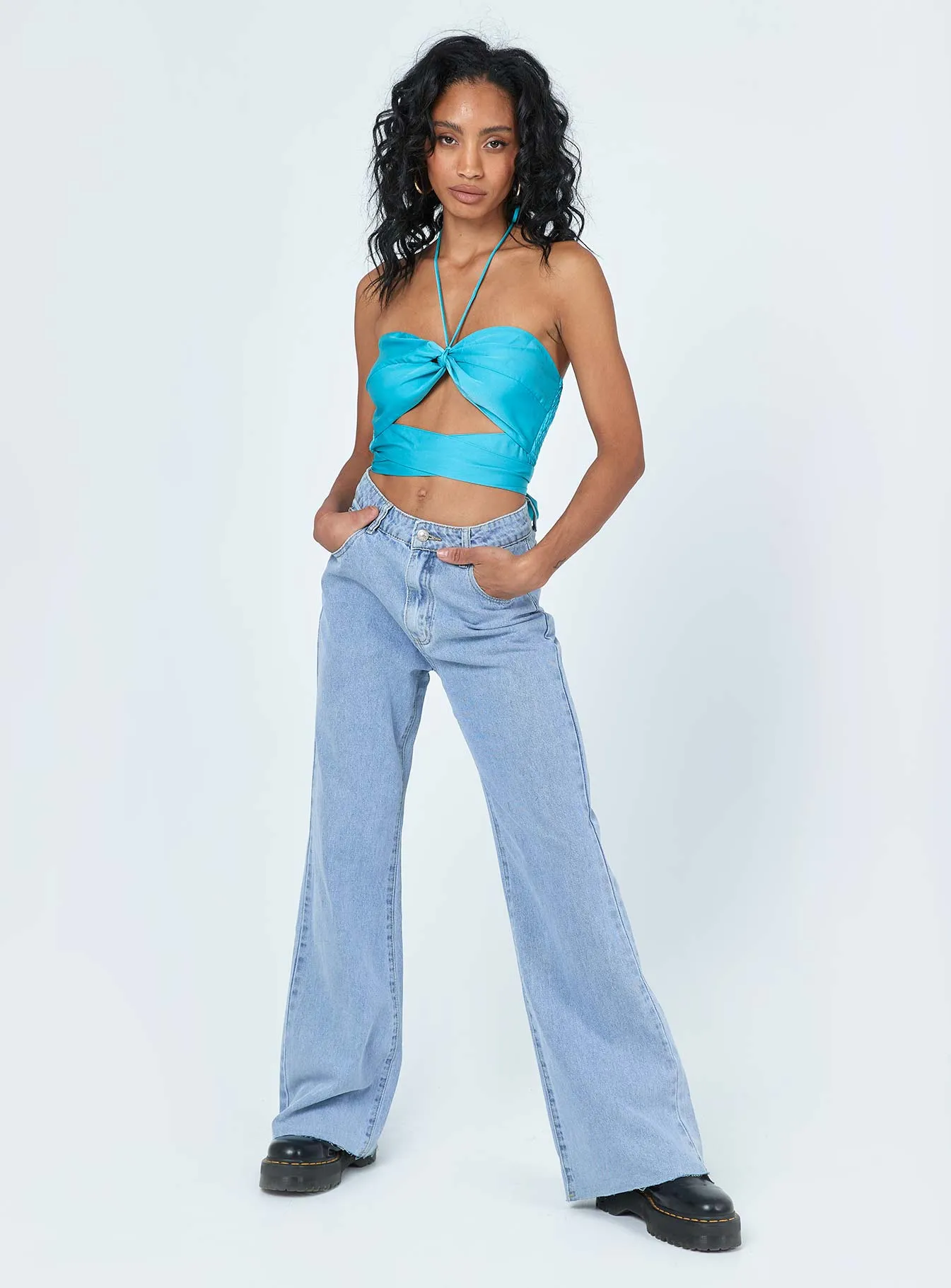Hallstatt Wide Leg Denim Jeans Perfect Match Rainy Day Chill Outfit Nature Lover