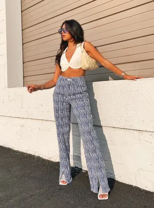 Cool Day Look Danica Painted Stripe Denim Jeans