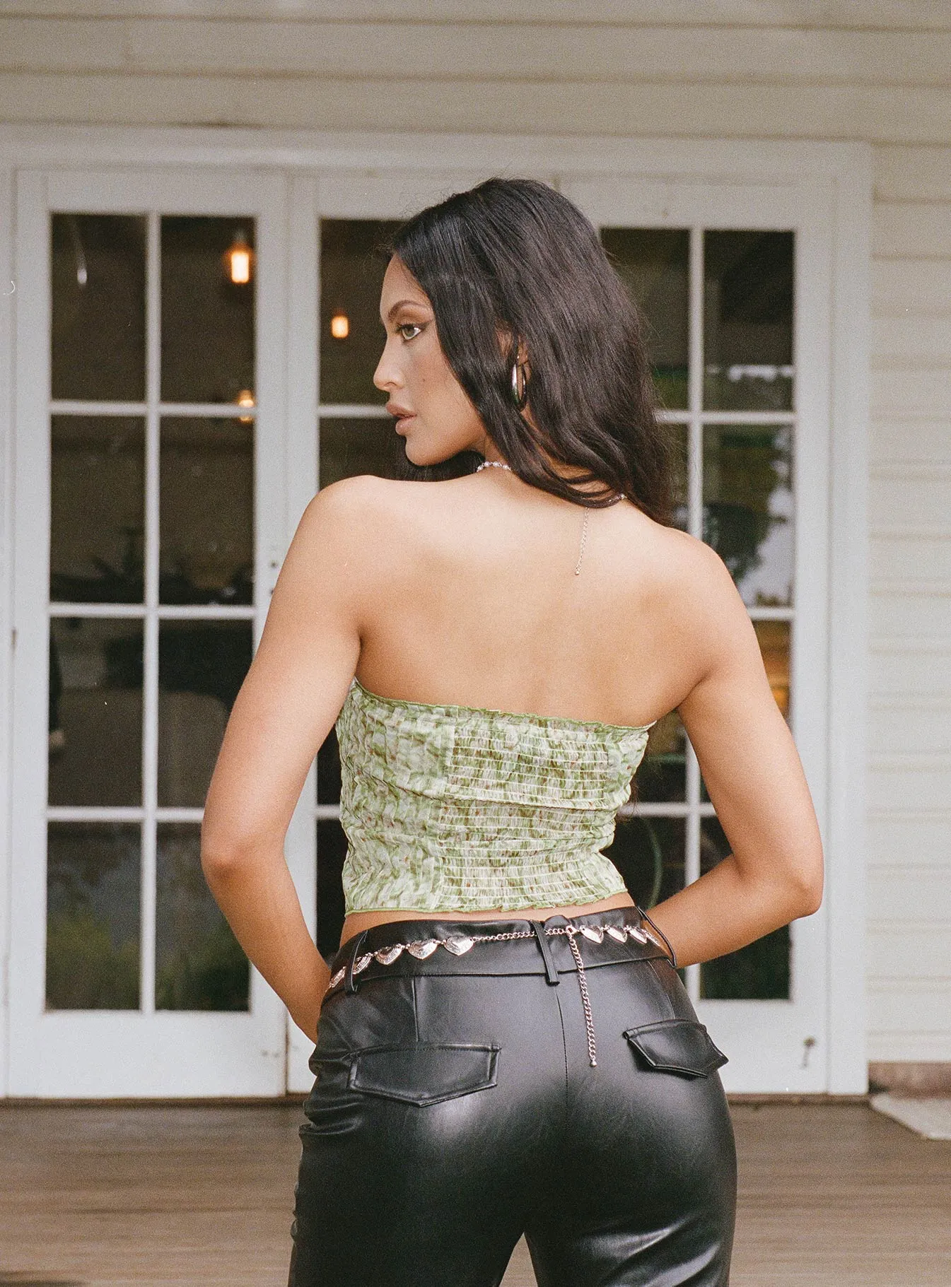 BondedSeamTechnology Reinforced Buttonholes Hallea Strapless Top Multi