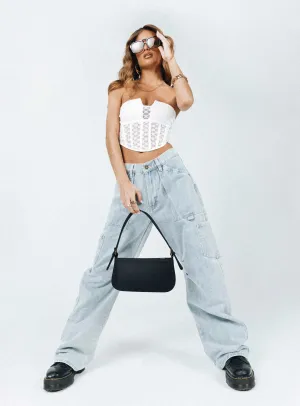 Miami Vice Pants Denim Blue Comfortable Wear