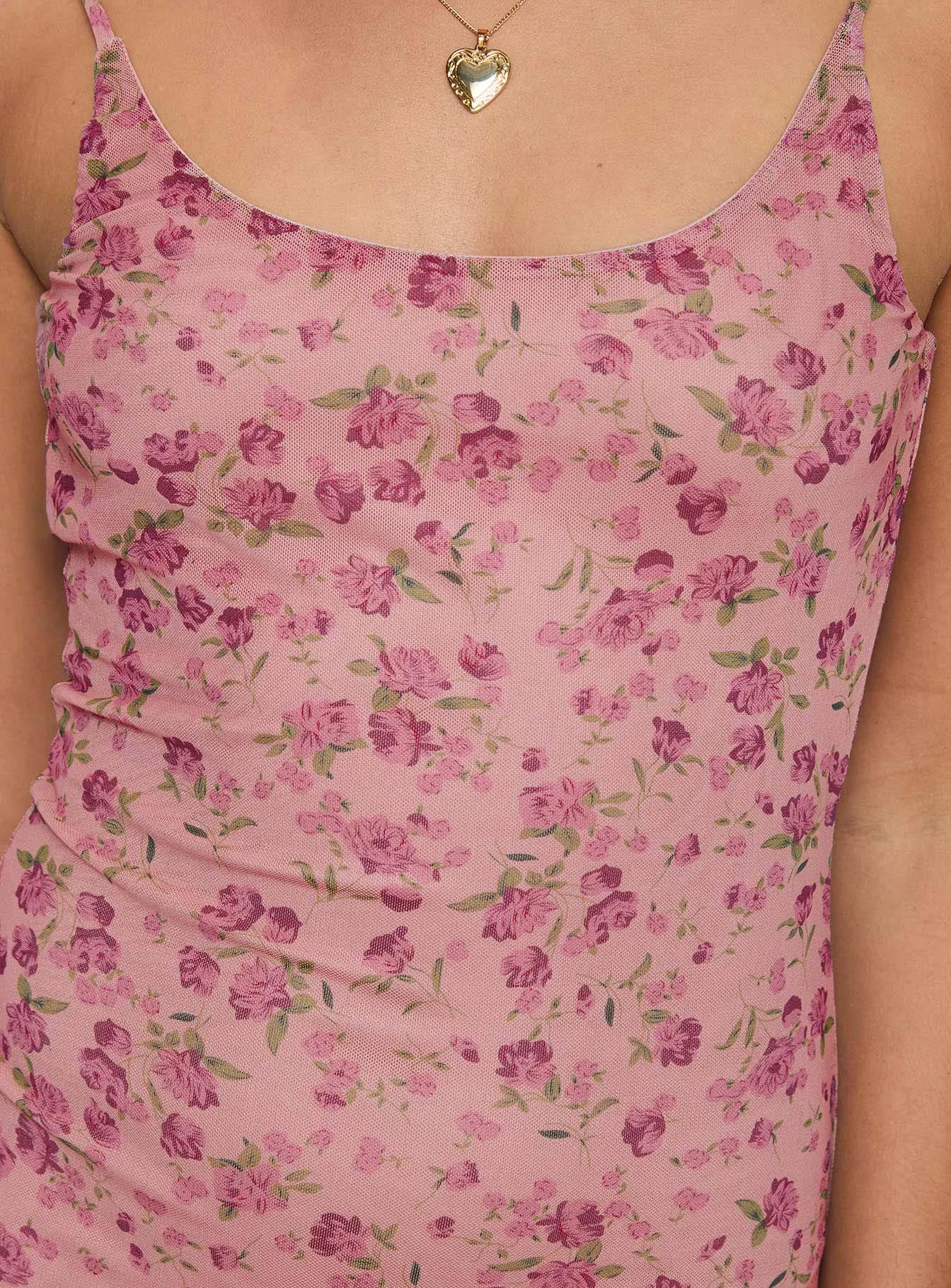 Wild Air Kastin Maxi Dress Pink Floral