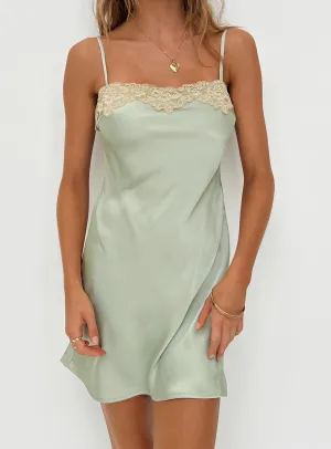Fresh Look Casual stylish short dress Hazell Mini Dress Sage