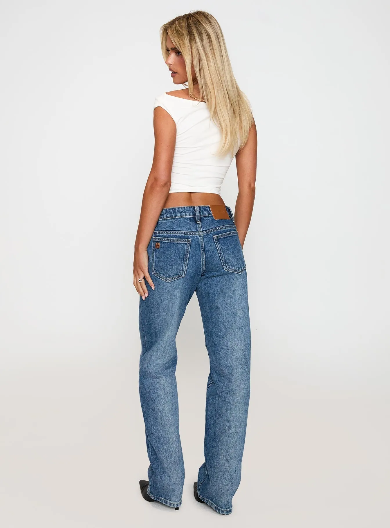 Perfect For Daily Better Half Low Rise Straight Leg Jeans Horizon Blue
