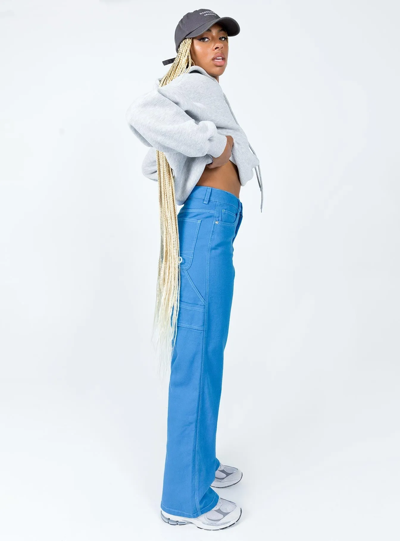 Leisure Straight Leg Jeans Blue Music Event Smooth Casual Neutral Autumn Days