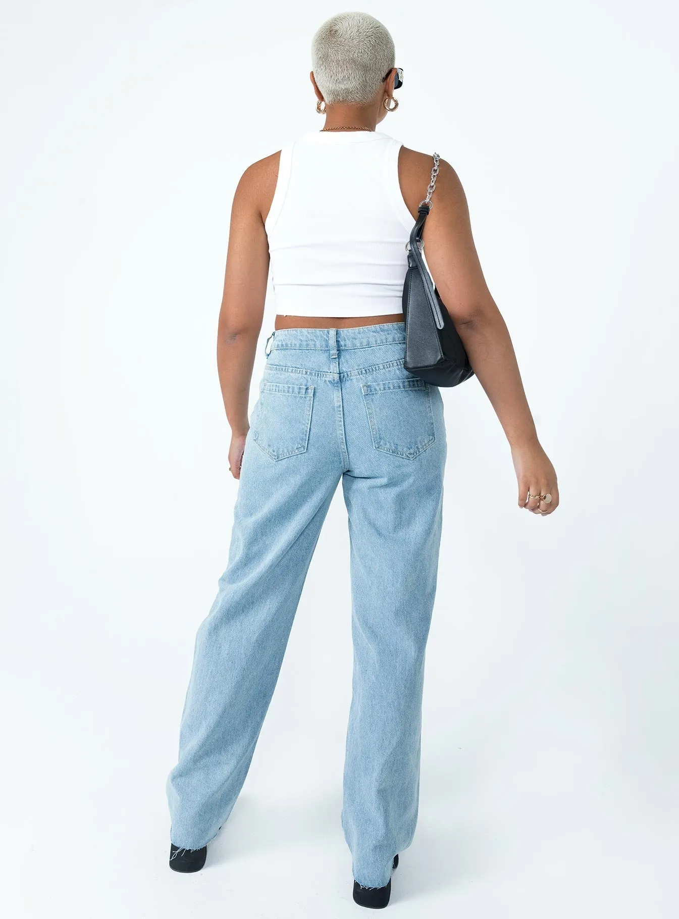 Classic Item Daytime Look Zappa Mid Waist Jean Denim