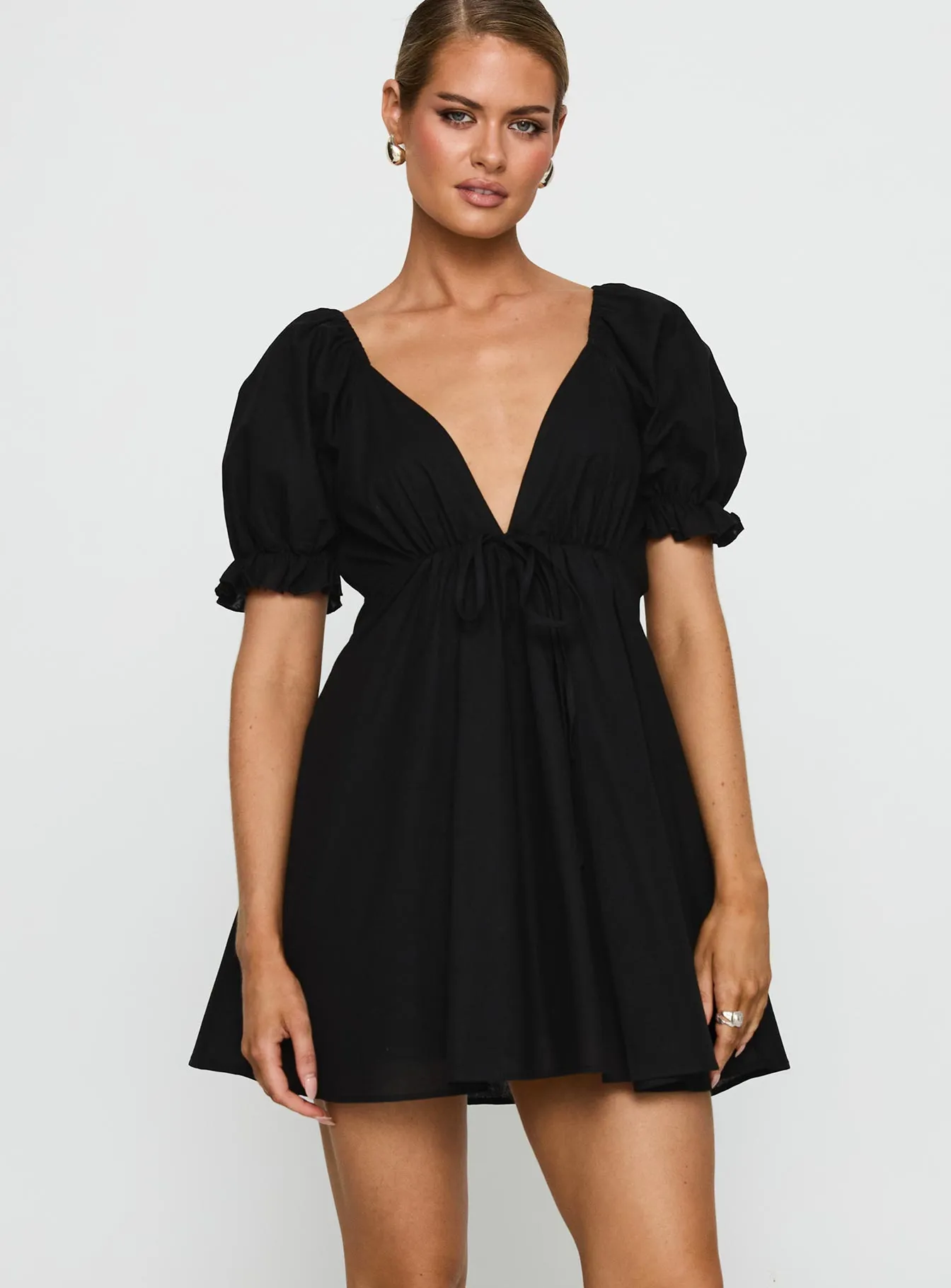 Blissful Mini Dress Black Charming Design Urban Style Wear