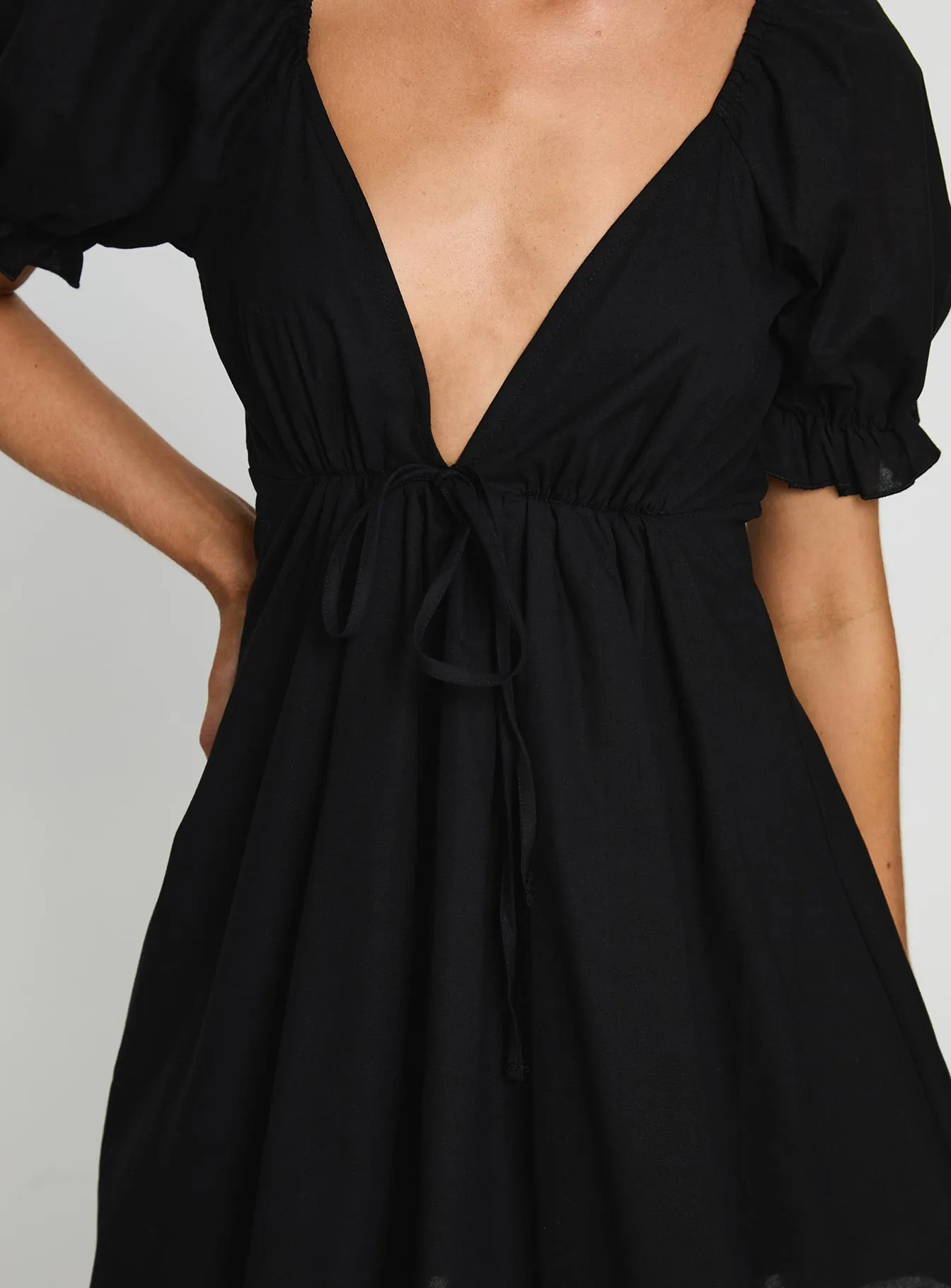 Hot Style Blissful Mini Dress Black