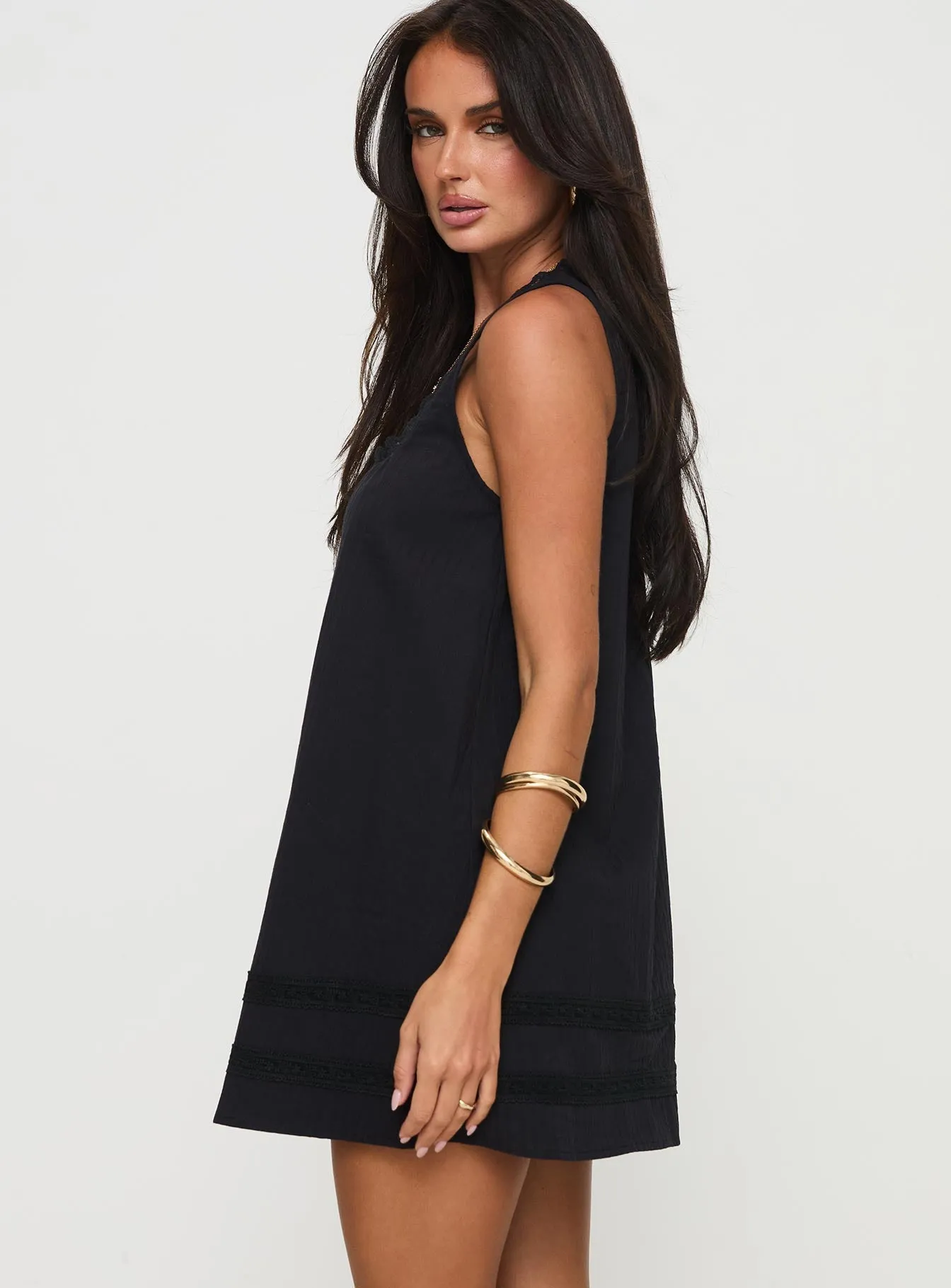 Sleek Fit Alanah Mini Dress Black