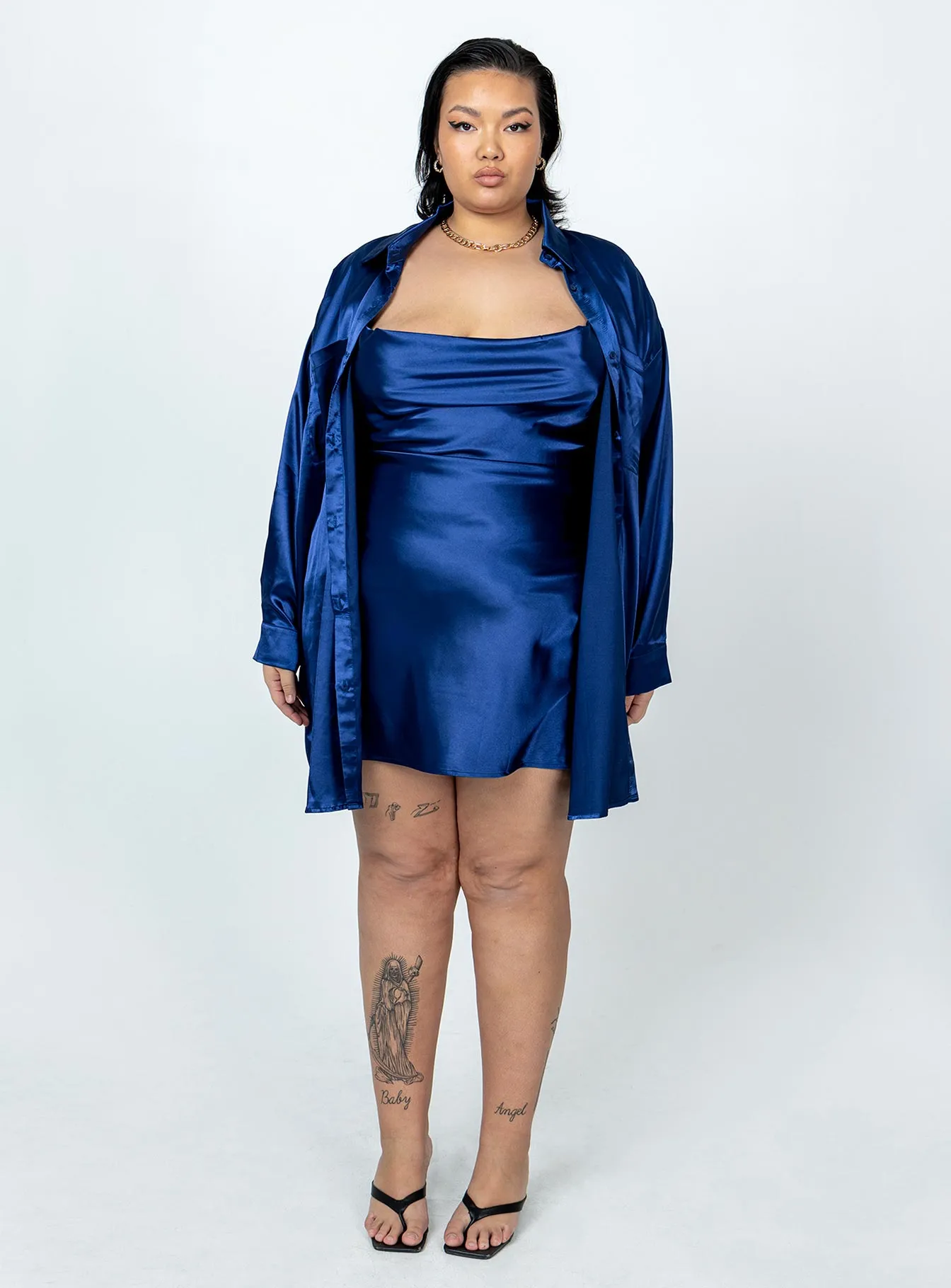 Annalise Set Navy Curve Moisture Management