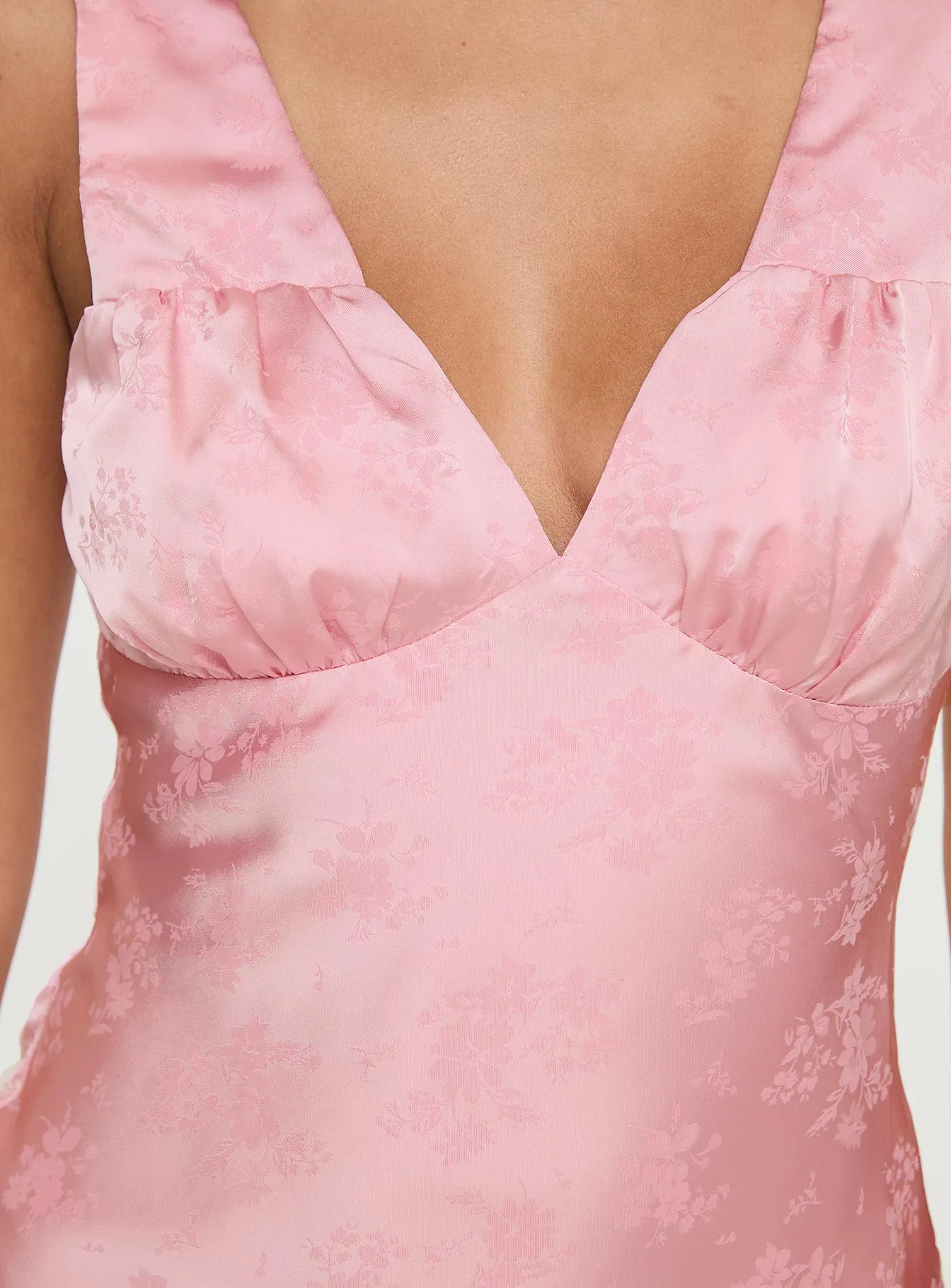 Harland Mini Dress Pink Floral Wear Tall Cut