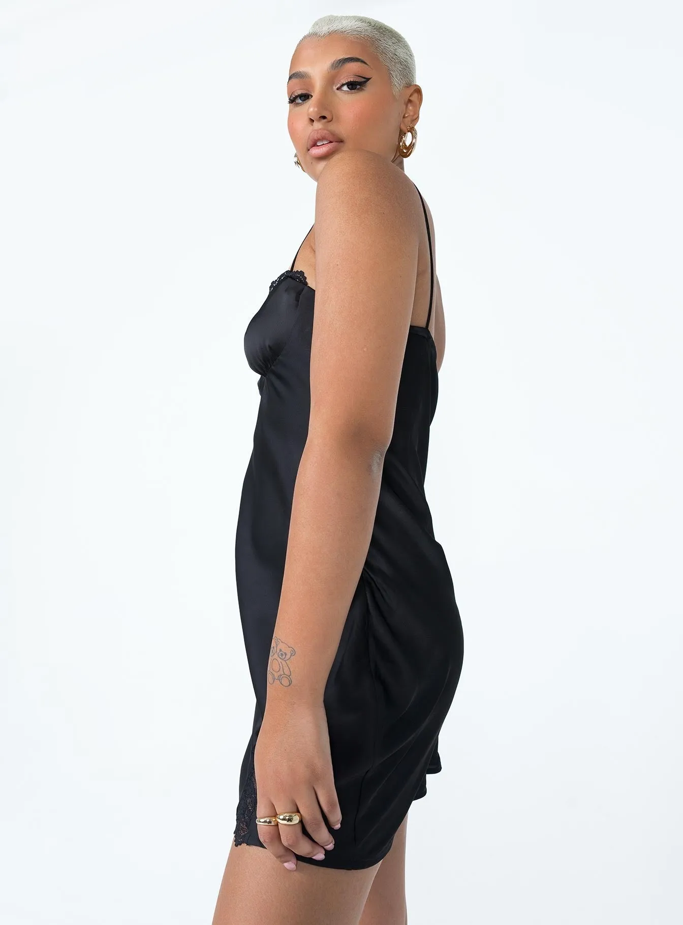 Snowbird Mini Dress Black Trend Soft Fresh Twist