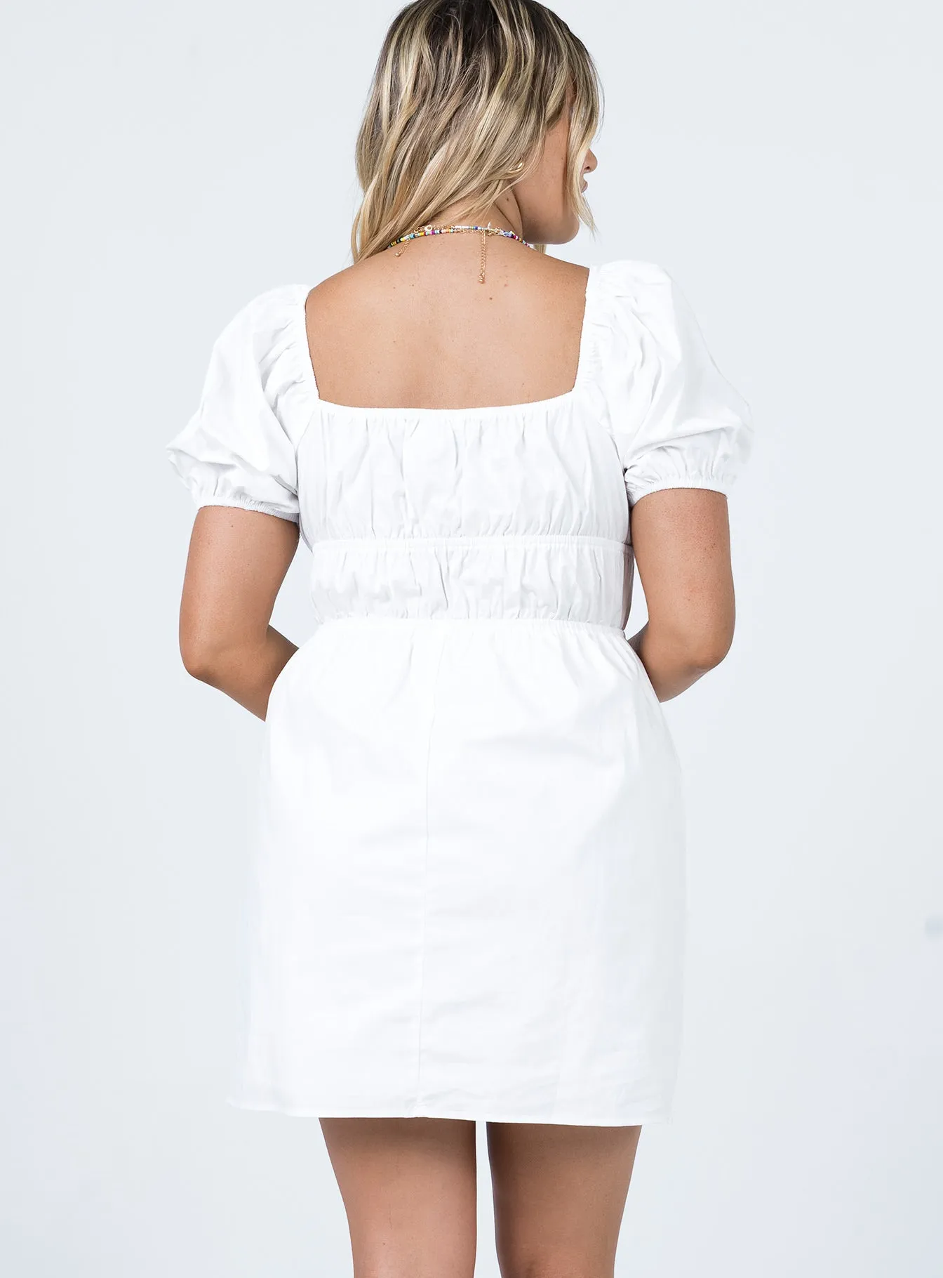 Aviana Mini Dress White Scene Mode Look Sharp