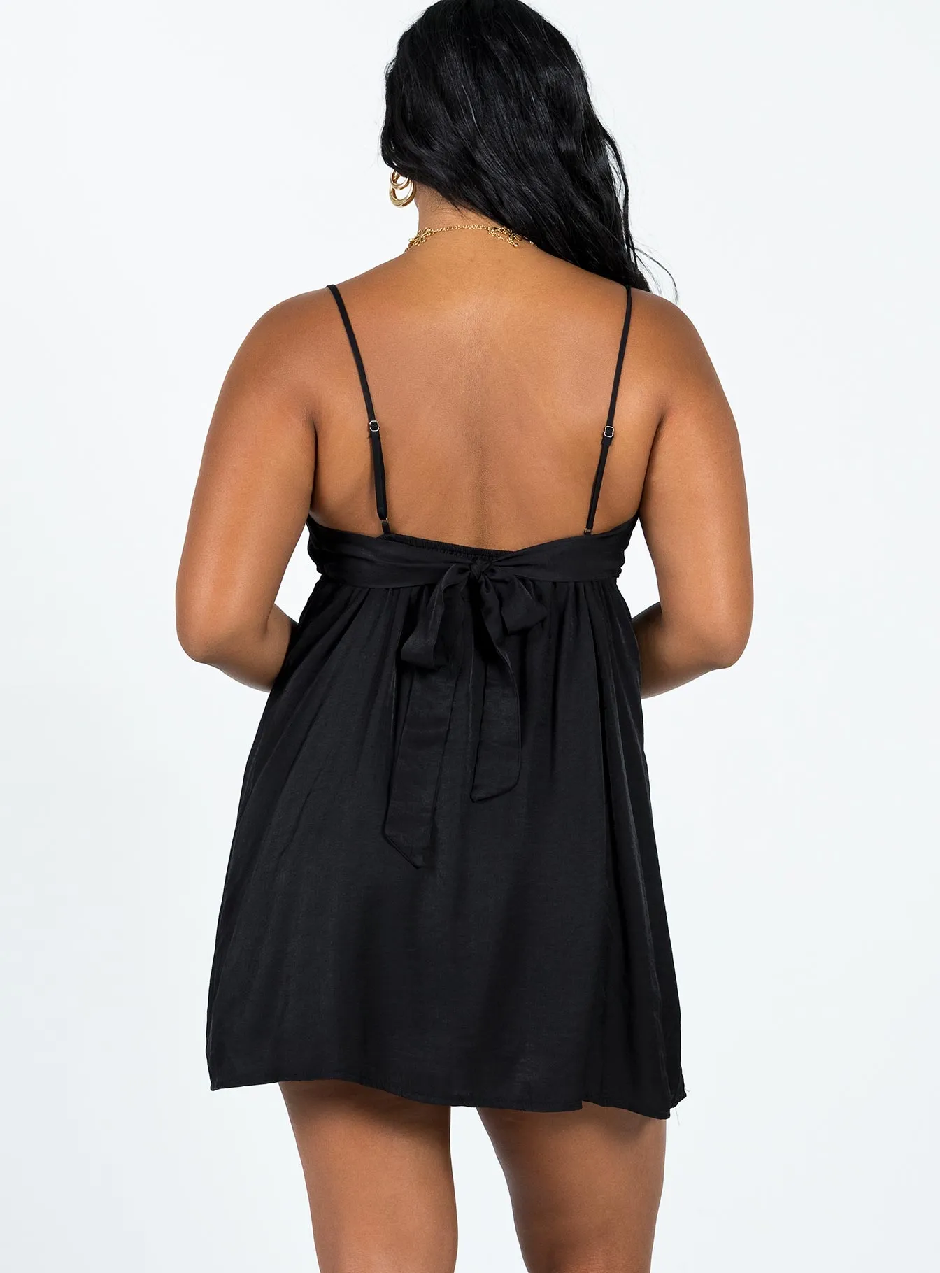Neon Glow Koko Mini Dress Black