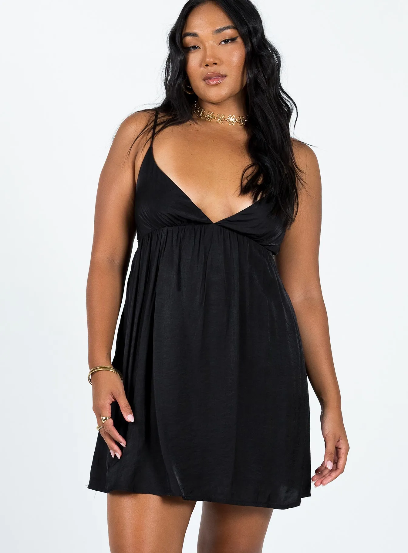 Quick Scene Koko Mini Dress Black