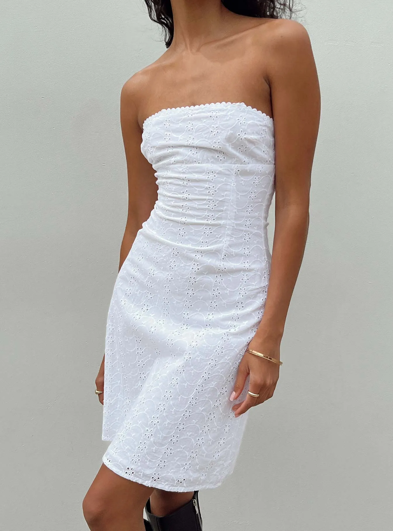 Parle Anglais Dress White Easy Fashion