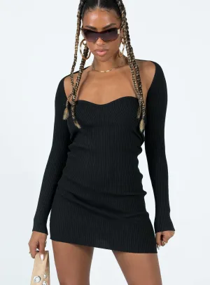 Hellie Mini Dress Black Fresh Style Bar Glow