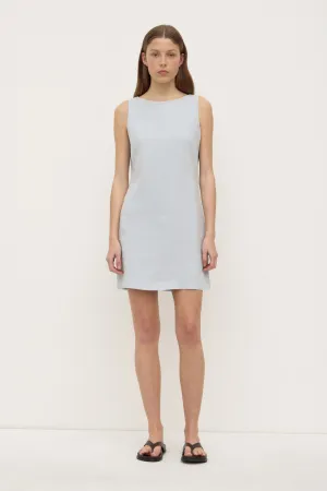 Polish Tone Peace Glow Nadine Linen Mini Dress