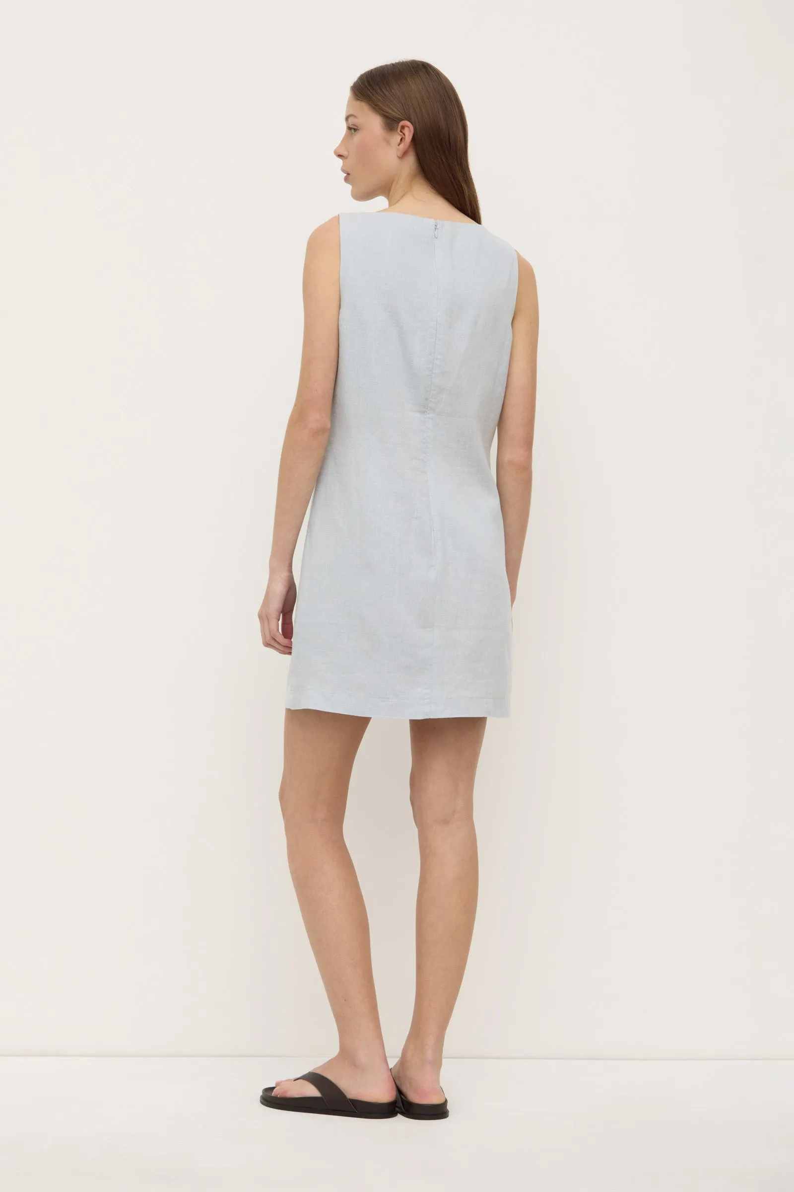AbrasiveReinforcedZones Nadine Linen Mini Dress