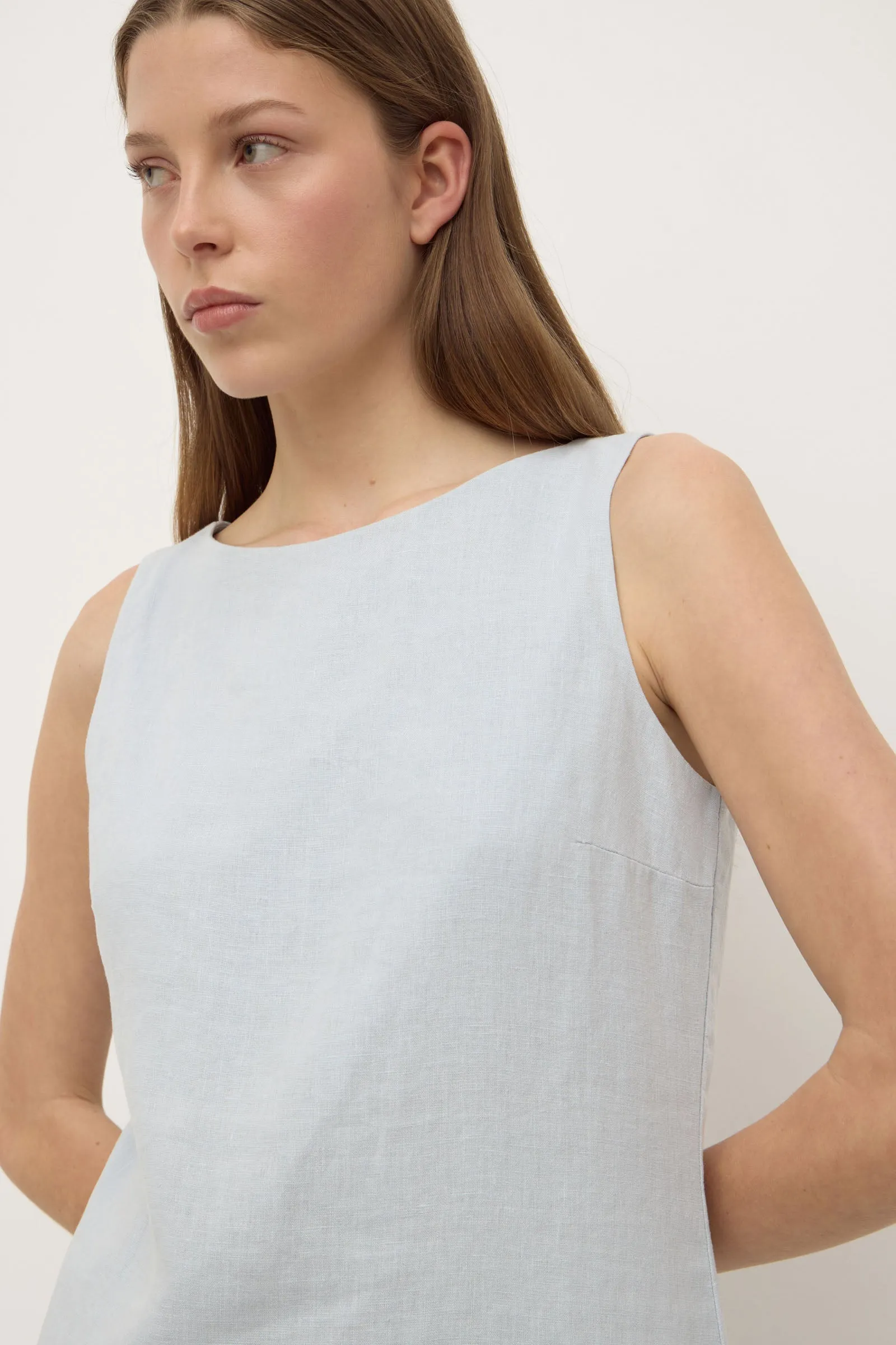Icon Fit Nadine Linen Mini Dress