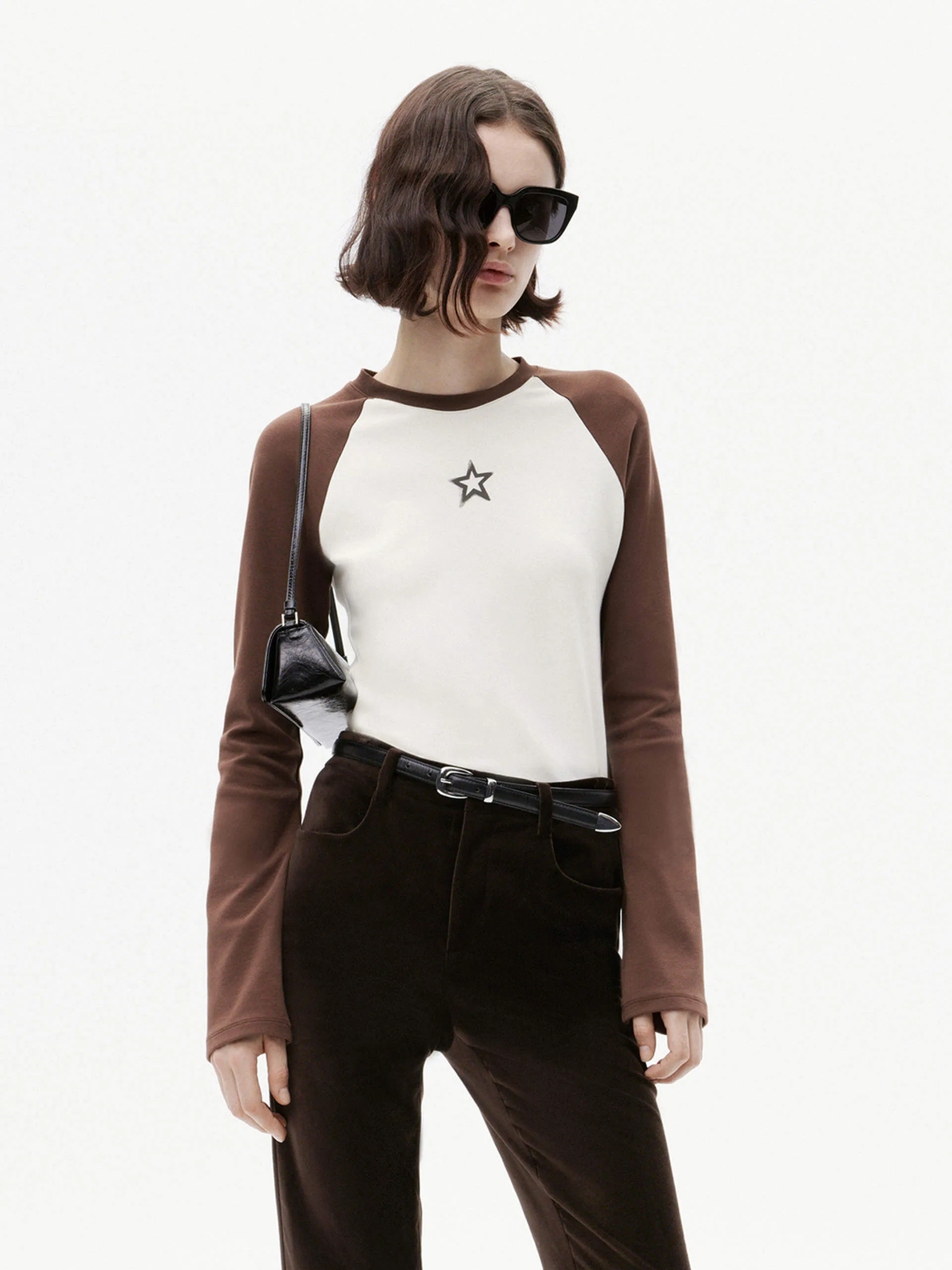 Two Tone Slim Fit T-shirt Cool and Relaxed