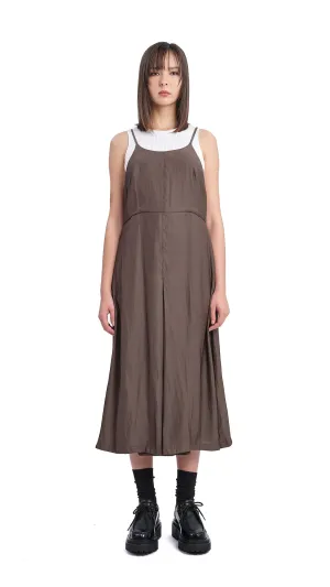 EcoCertifiedTextile WaterRepellentSurface Silky Maxi Dress