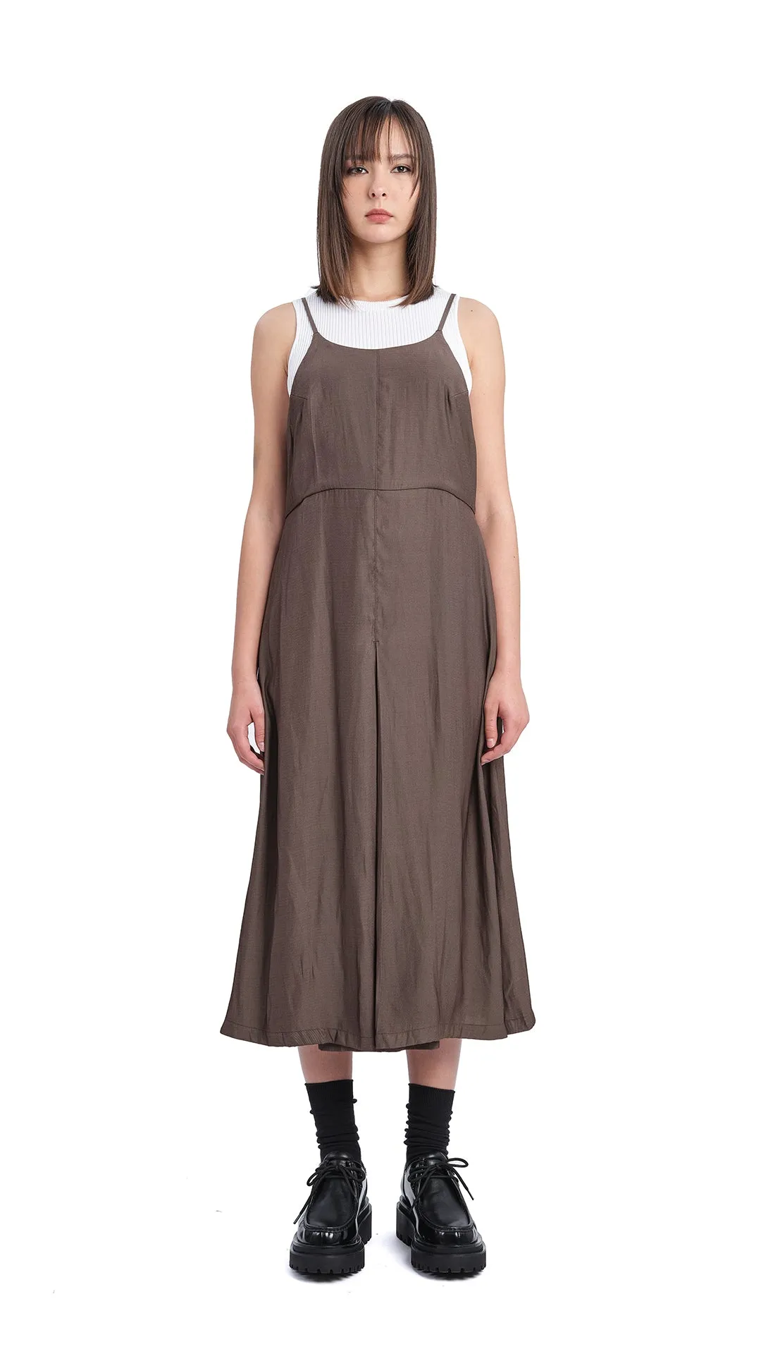 EcoCertifiedTextile WaterRepellentSurface Silky Maxi Dress