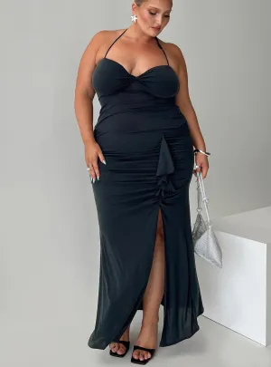 Lily Bloom Destinations Maxi Dress Navy Curve