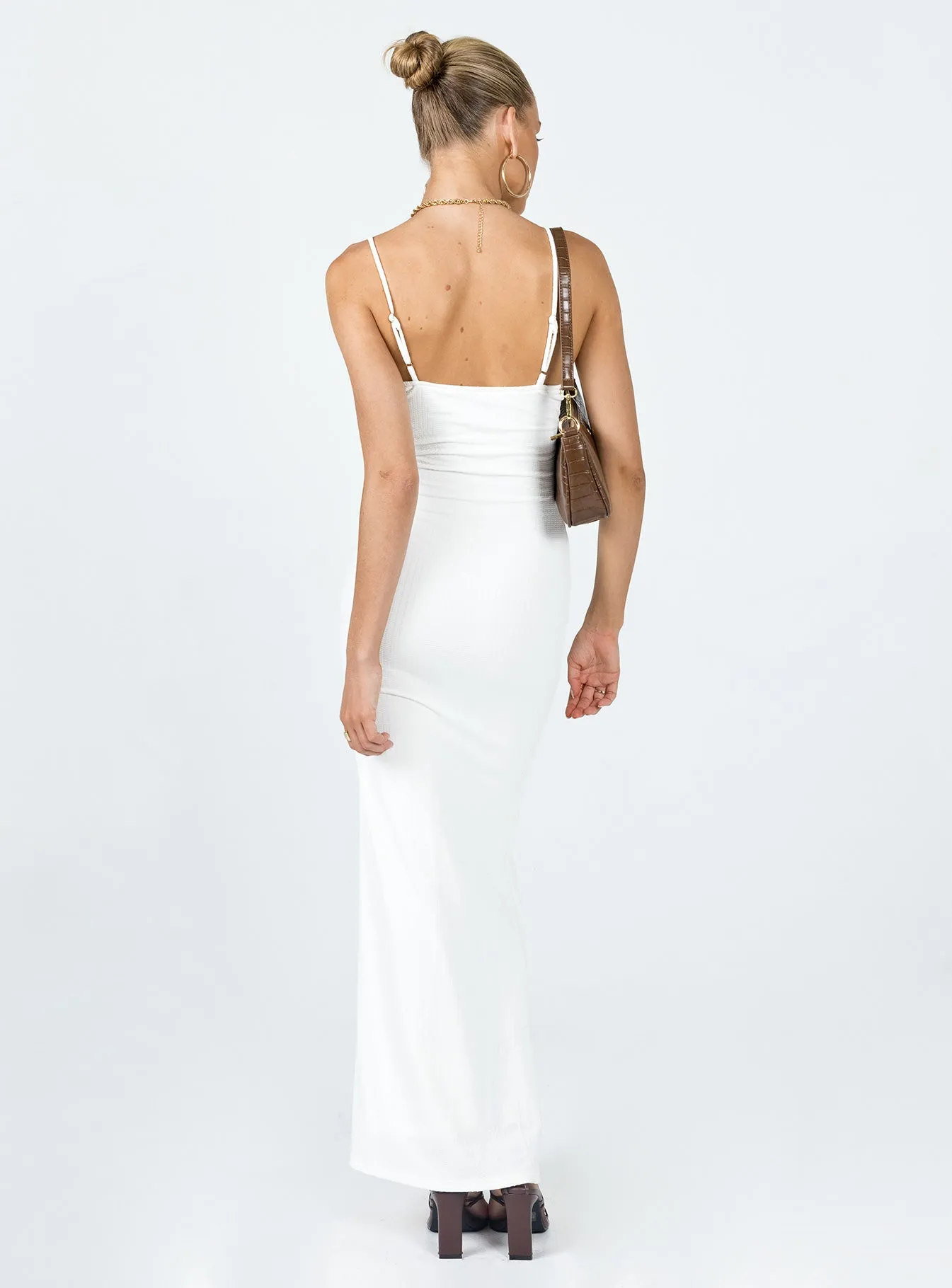 Morning Mist Belladonna Maxi Dress White