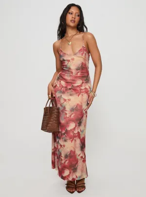 Kimono Arm Urban Cool Fortunata Maxi Dress Floral / Multi
