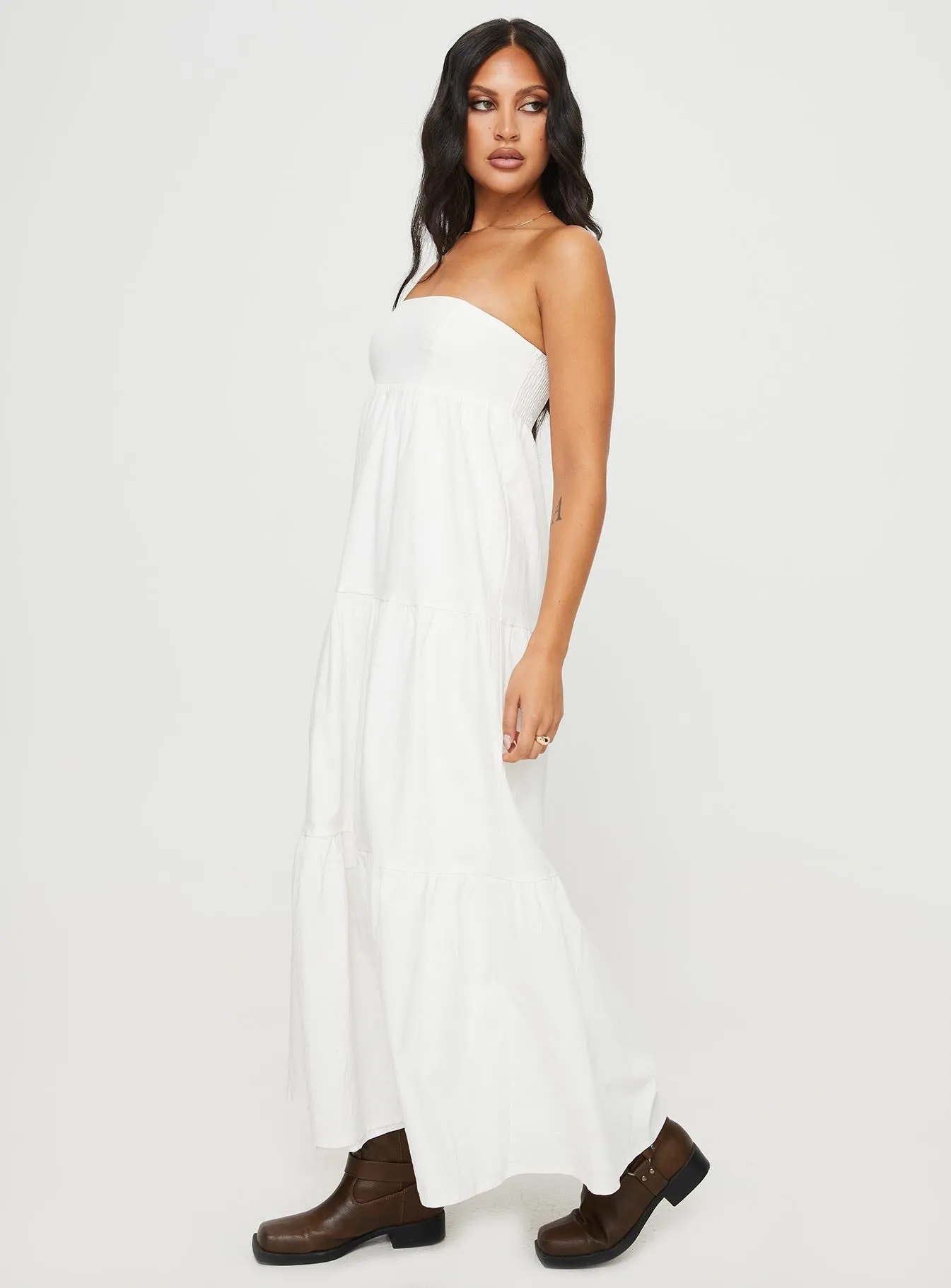 Iron Gate Soft Dawn Osment Maxi Dress White