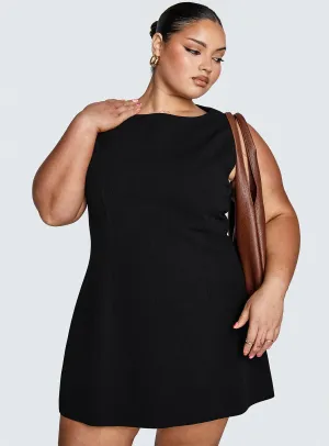 Anse Mini Dress Black Curve Dressy Cool