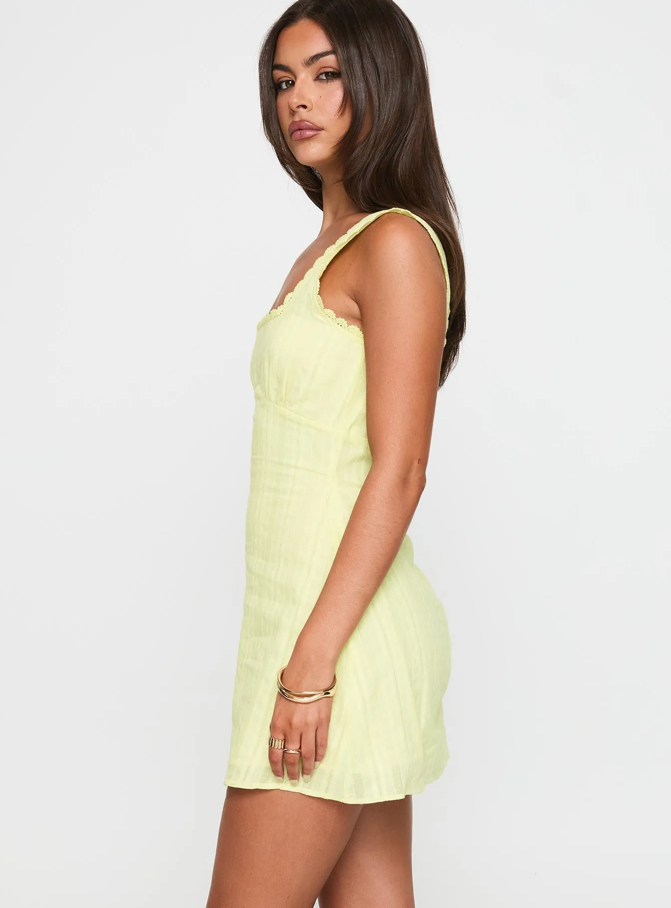Dasha Mini Dress Lemon Youthful Look