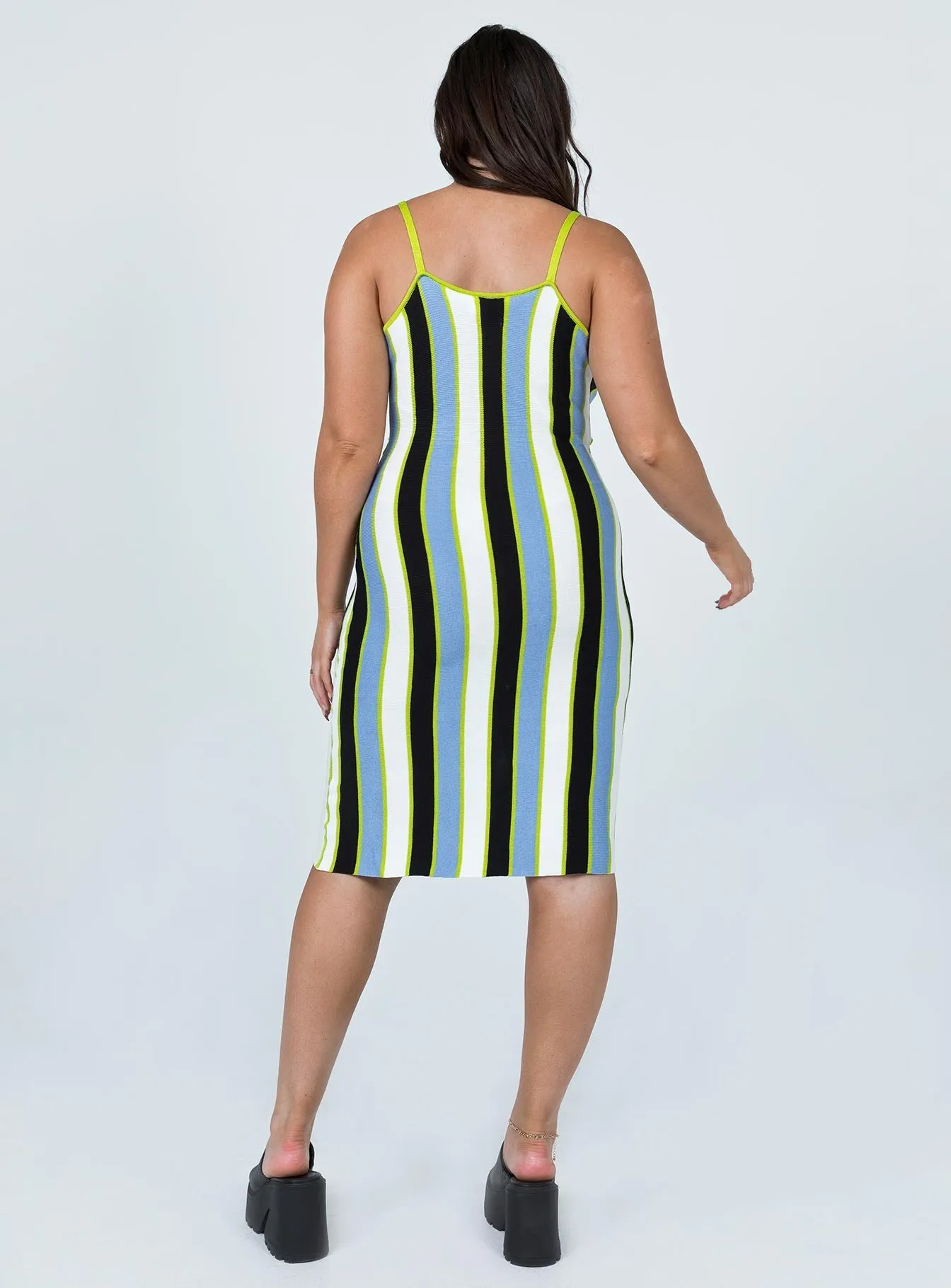 Glow Fresh Parker Mini Dress Multi Stripe