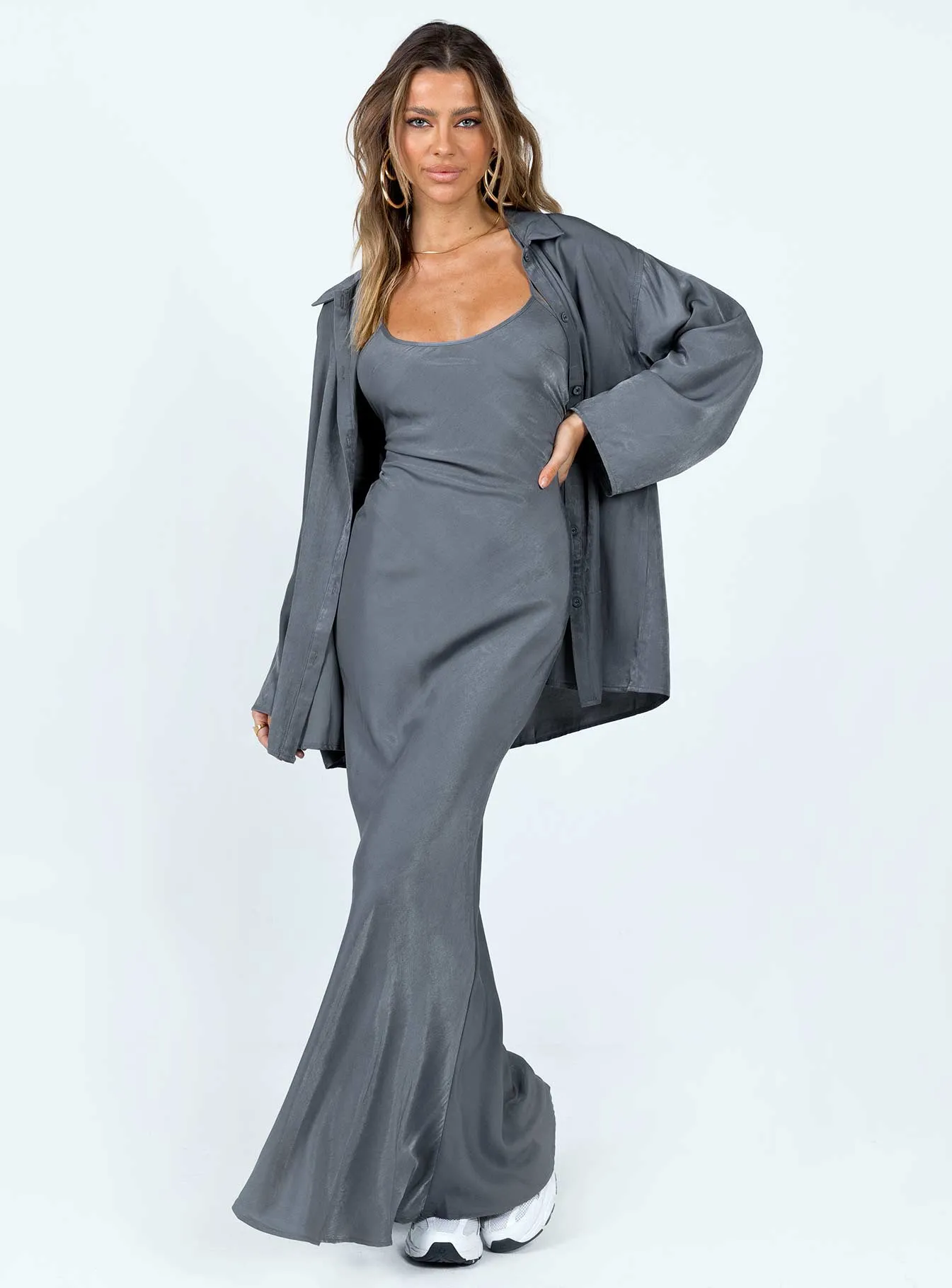 Callie Maxi Set Grey Magic Hour
