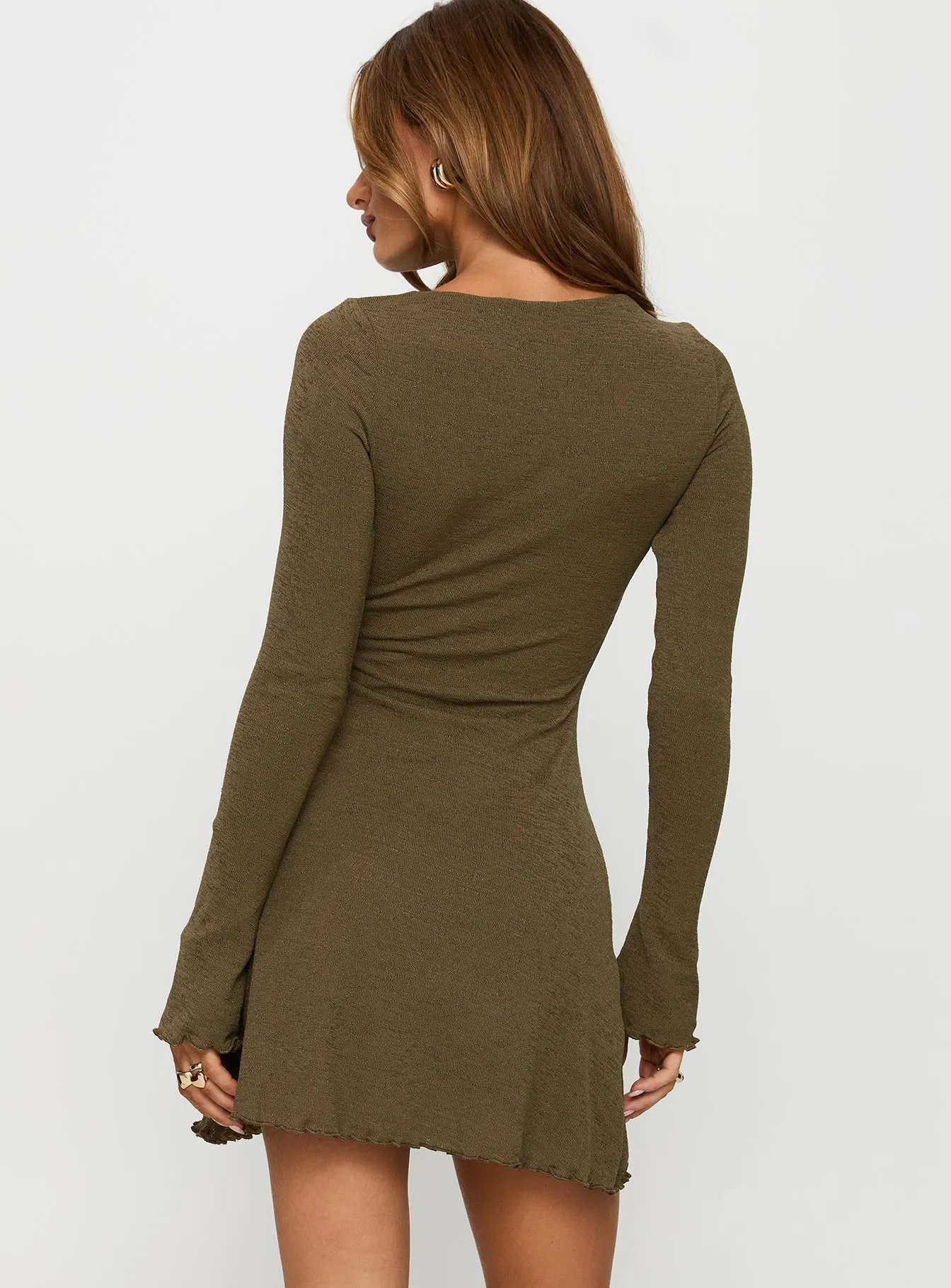 Comfortable summer outing dress Dejonge Ring Mini Dress Olive