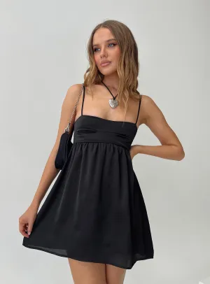 Ortega Mini Dress Black Odor Resistant Fabric