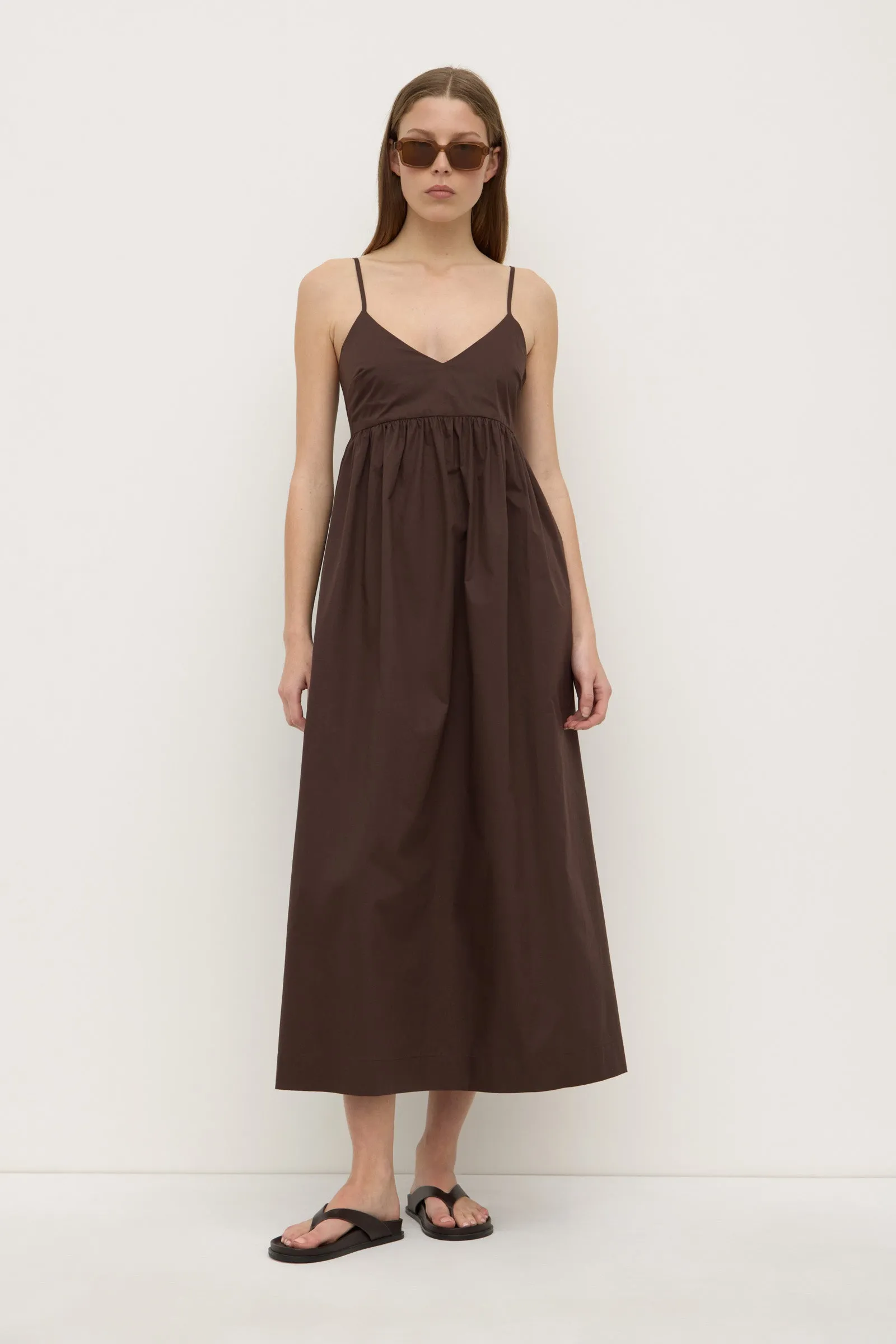 SmoothZipper Bronte Poplin Midi Dress