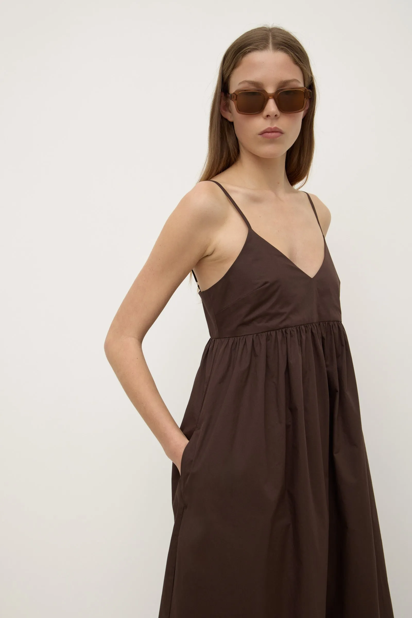 Bronte Poplin Midi Dress Star Fit