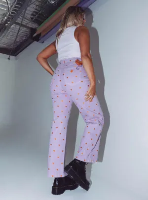 Abrand Dyspnea 94 High & Wide Lilac Heart Foundation Piece