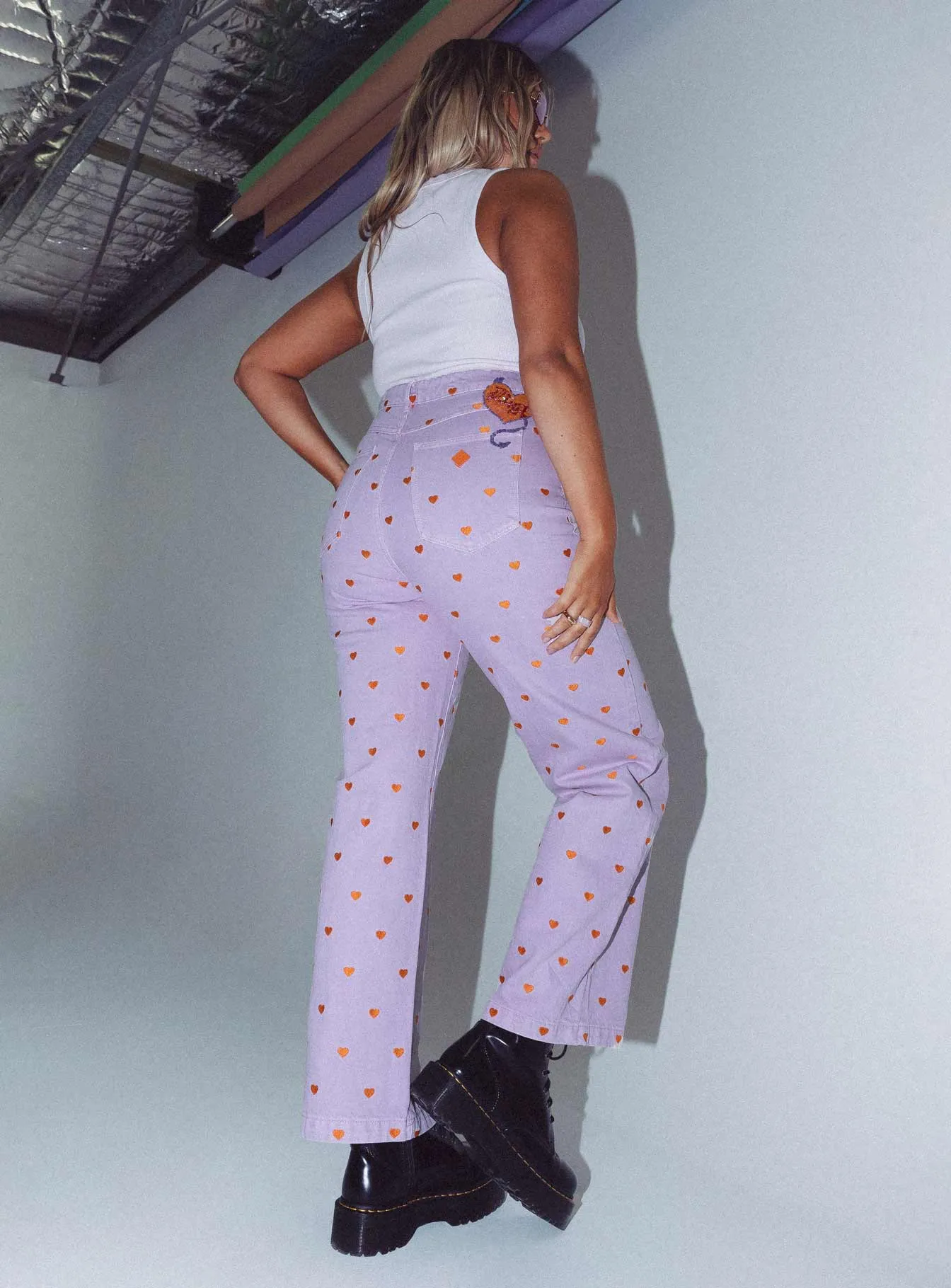Abrand Dyspnea 94 High & Wide Lilac Heart Foundation Piece