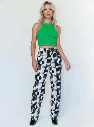 Motel Parallel Jeans Retro Optic Spot Breathable Denim Quality Basic