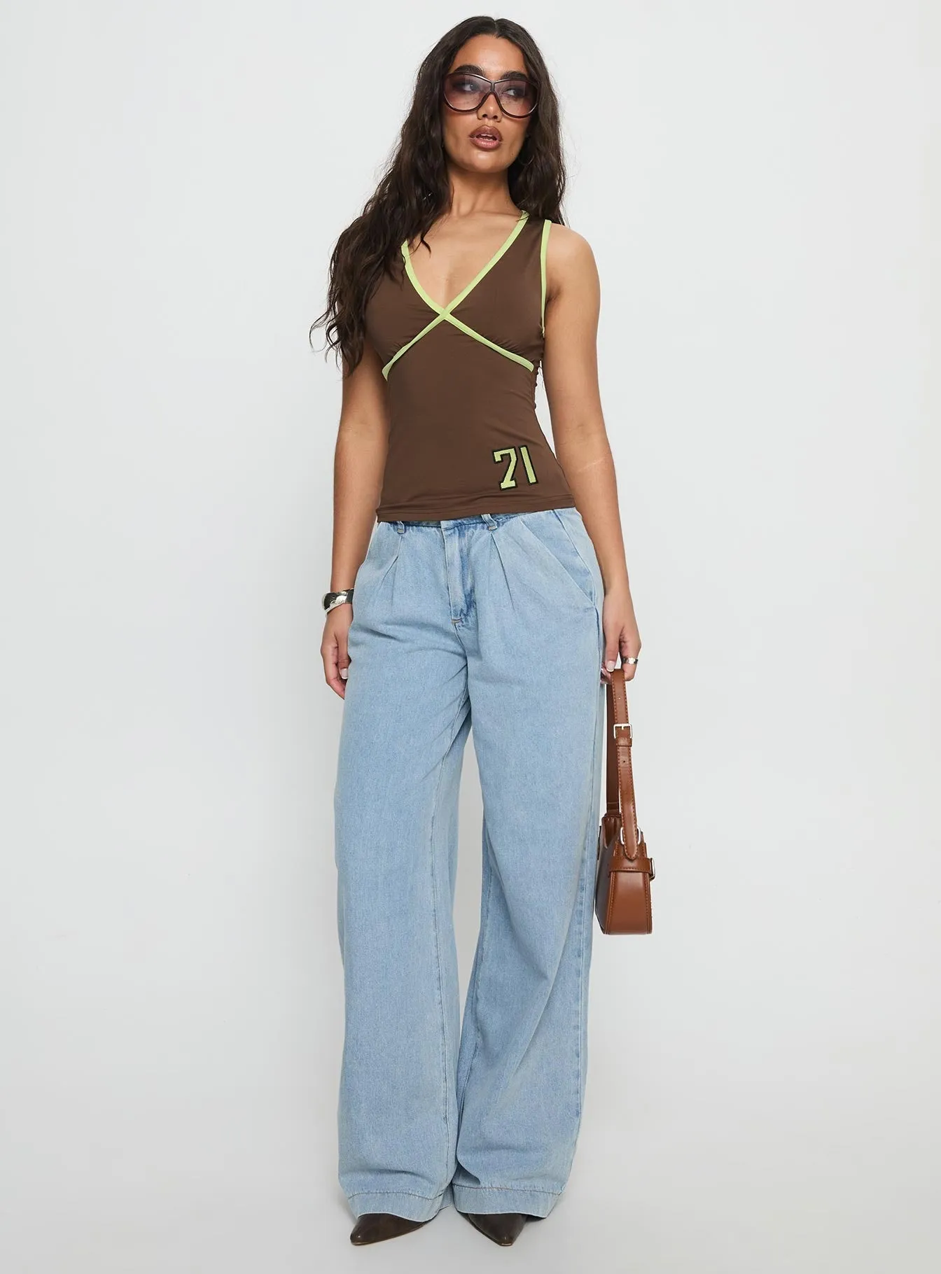 Siloh Wide Leg Denim Jeans Blue Everyday Pick